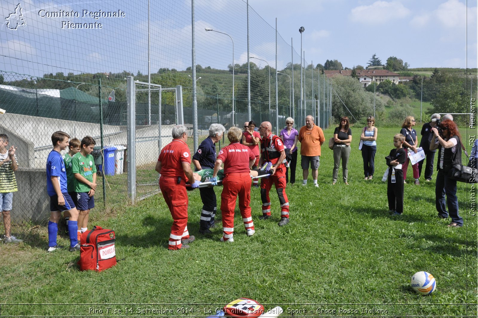 Pino T.se 14 Settembre 2014 - La CRI alla festa dello Sport - Croce Rossa Italiana- Comitato Regionale del Piemonte