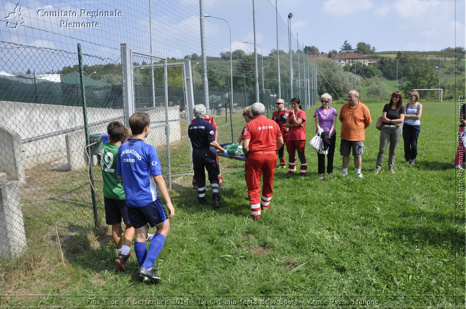 Pino T.se 14 Settembre 2014 - La CRI alla festa dello Sport - Croce Rossa Italiana- Comitato Regionale del Piemonte