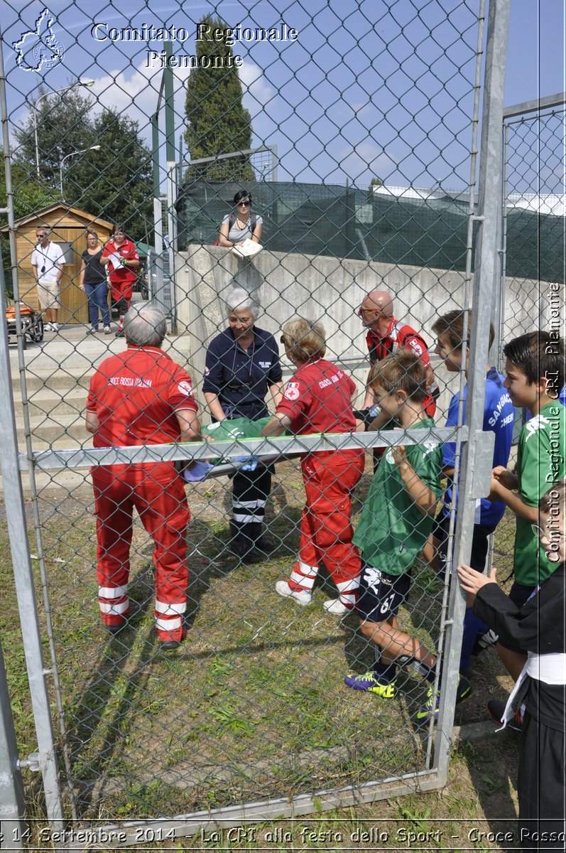 Pino T.se 14 Settembre 2014 - La CRI alla festa dello Sport - Croce Rossa Italiana- Comitato Regionale del Piemonte