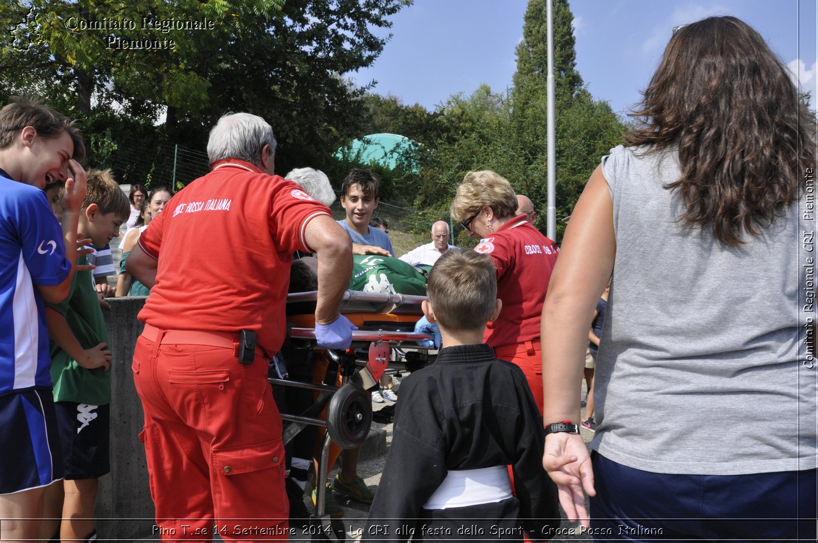 Pino T.se 14 Settembre 2014 - La CRI alla festa dello Sport - Croce Rossa Italiana- Comitato Regionale del Piemonte