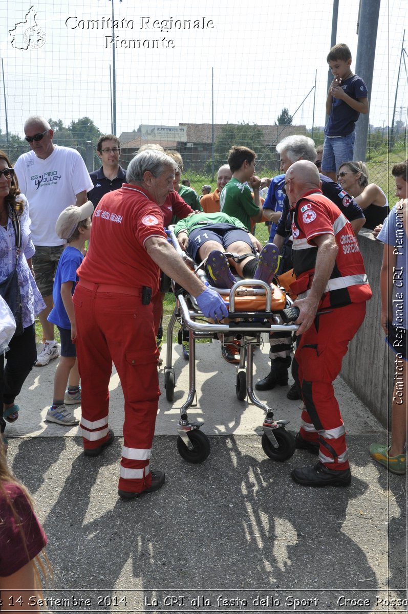 Pino T.se 14 Settembre 2014 - La CRI alla festa dello Sport - Croce Rossa Italiana- Comitato Regionale del Piemonte