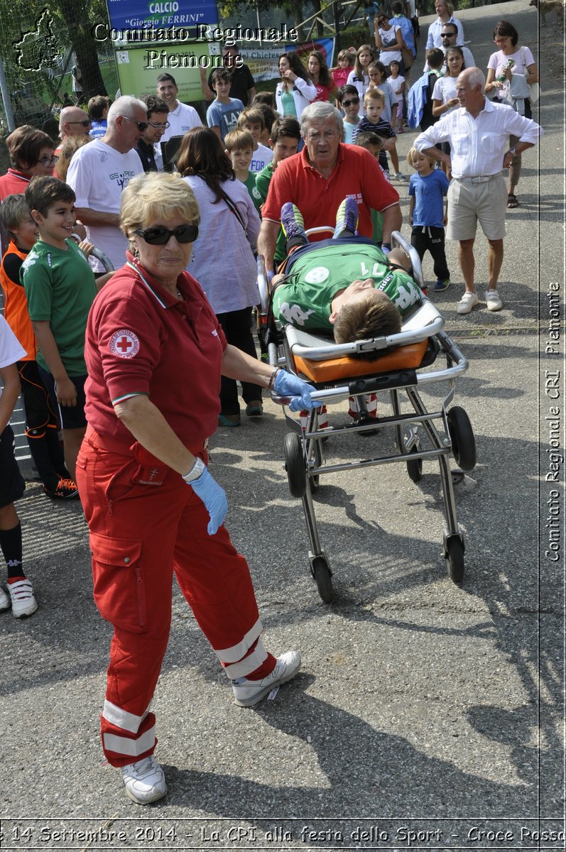 Pino T.se 14 Settembre 2014 - La CRI alla festa dello Sport - Croce Rossa Italiana- Comitato Regionale del Piemonte