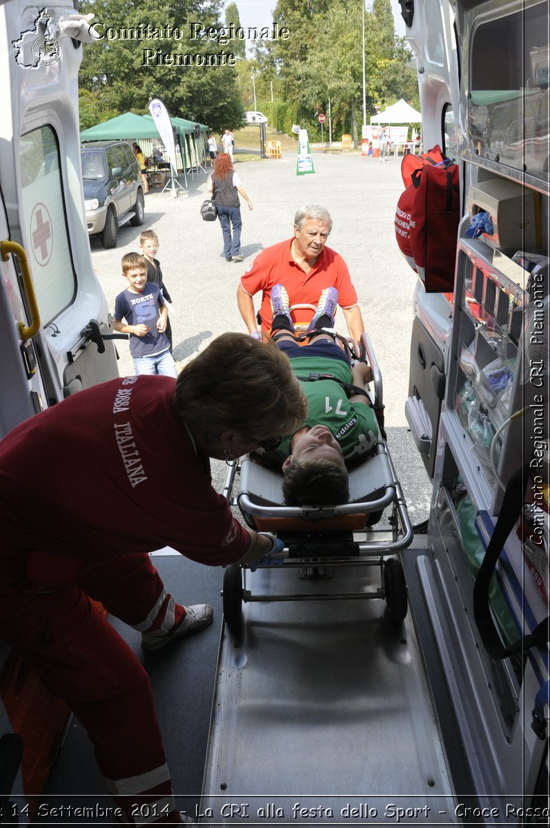 Pino T.se 14 Settembre 2014 - La CRI alla festa dello Sport - Croce Rossa Italiana- Comitato Regionale del Piemonte