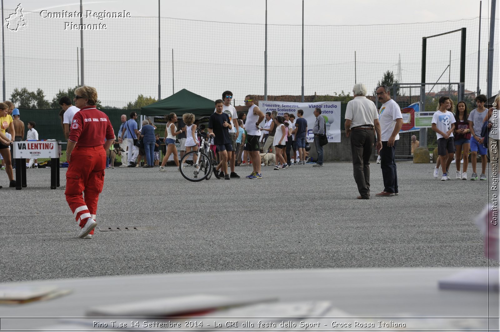 Pino T.se 14 Settembre 2014 - La CRI alla festa dello Sport - Croce Rossa Italiana- Comitato Regionale del Piemonte