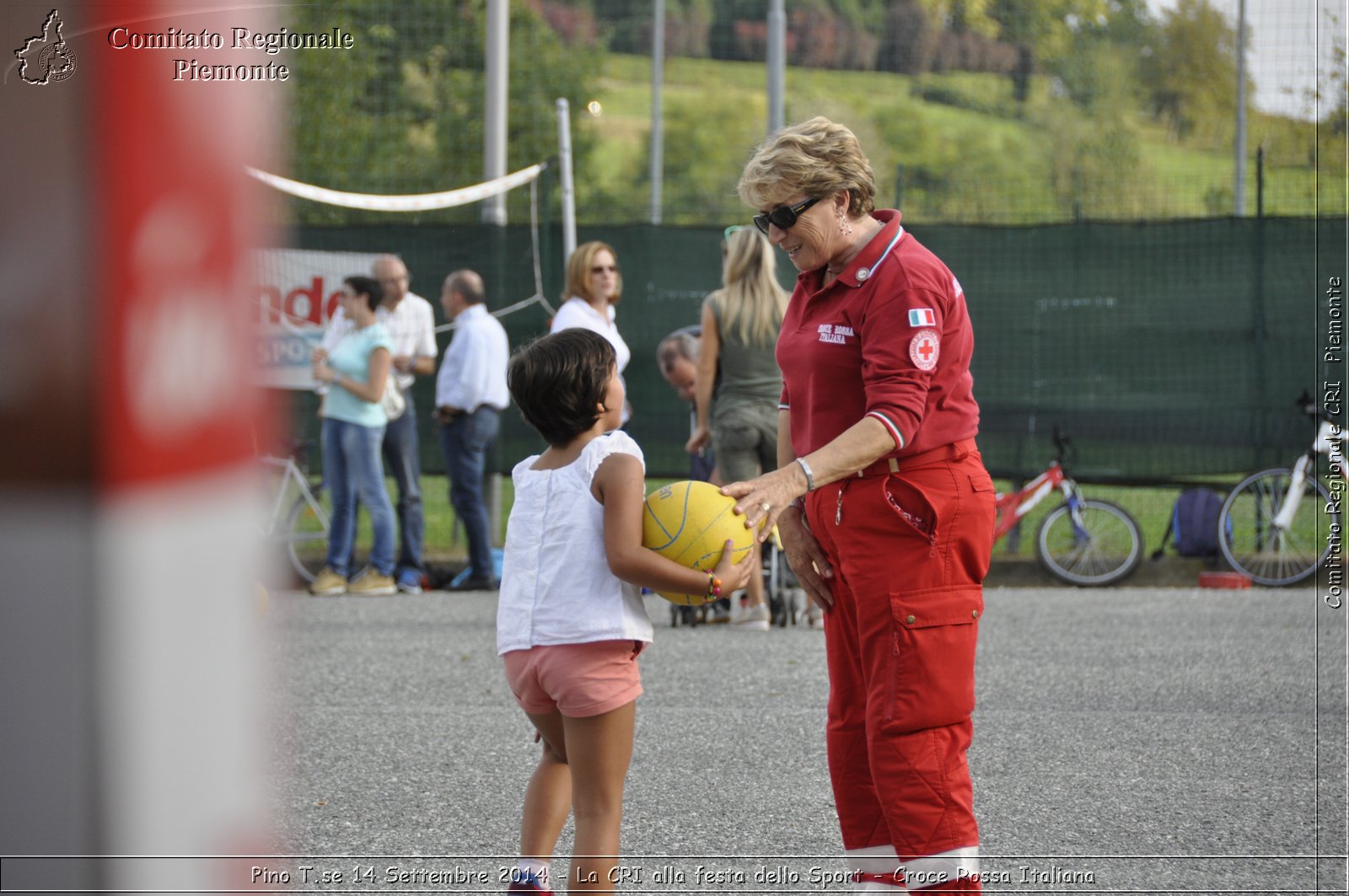 Pino T.se 14 Settembre 2014 - La CRI alla festa dello Sport - Croce Rossa Italiana- Comitato Regionale del Piemonte