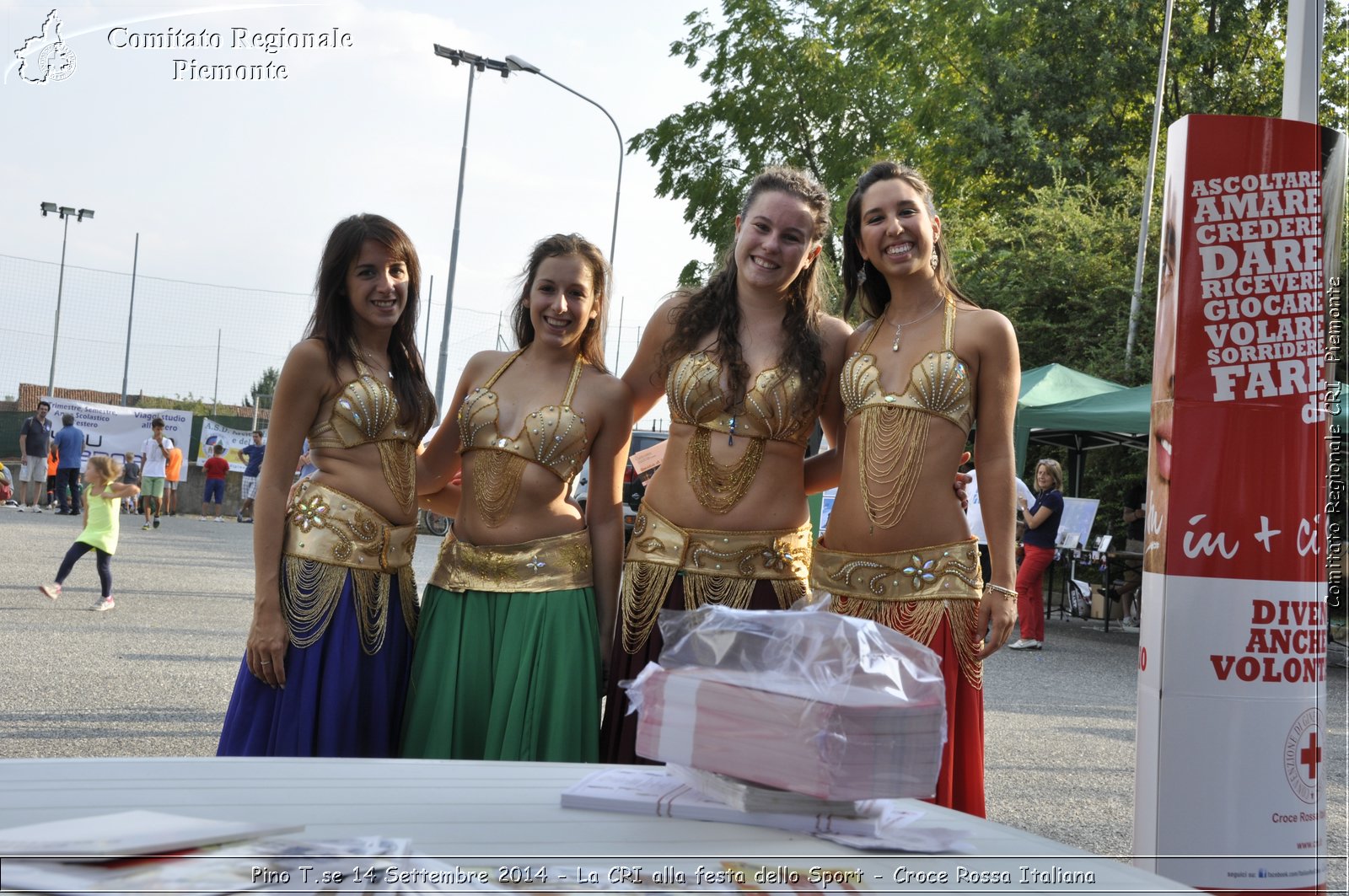 Pino T.se 14 Settembre 2014 - La CRI alla festa dello Sport - Croce Rossa Italiana- Comitato Regionale del Piemonte