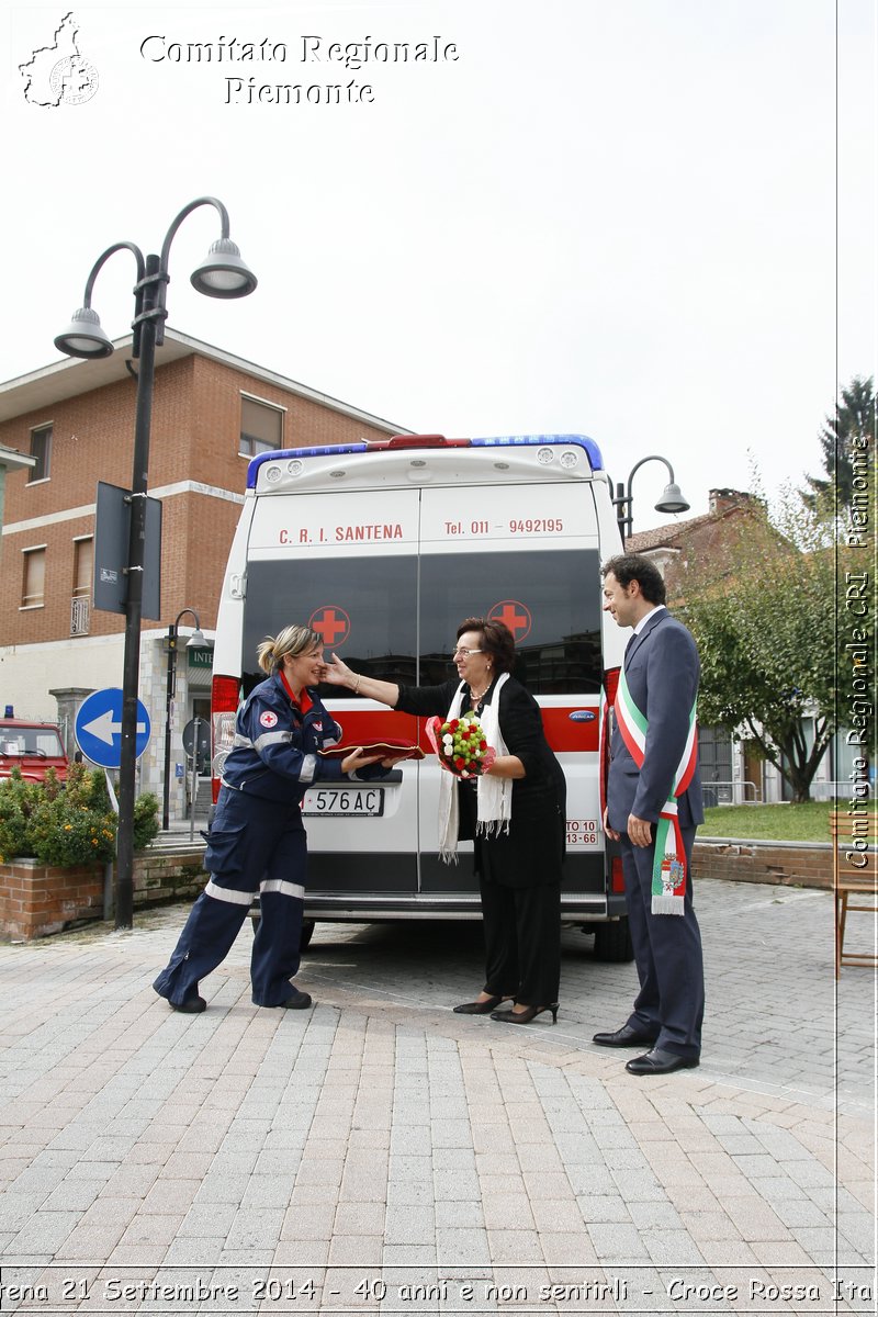 Santena 21 Settembre 2014 - 40 anni e non sentirli - Croce Rossa Italiana- Comitato Regionale del Piemonte