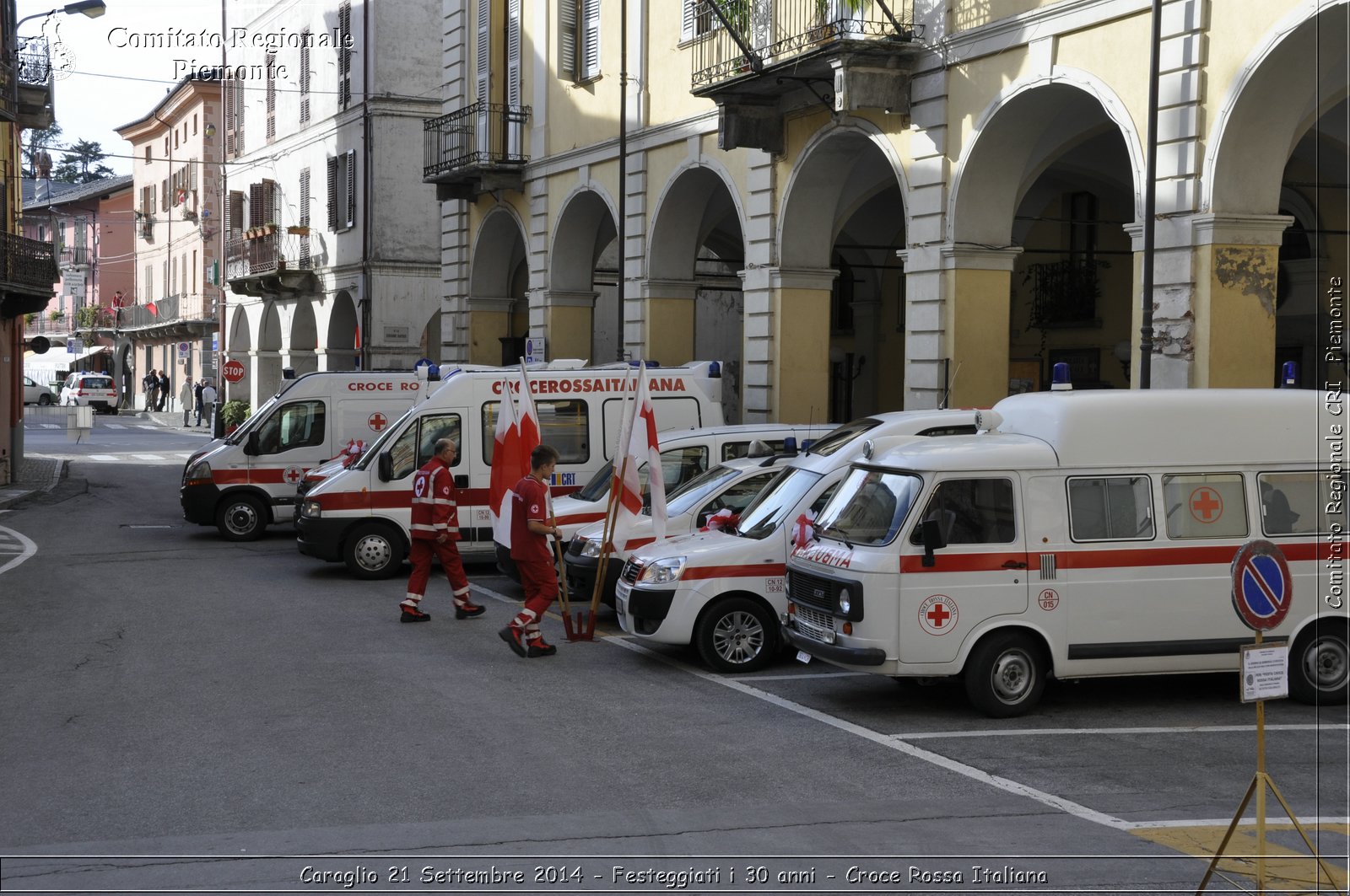 Caraglio 21 Settembre 2014 - Festeggiati i 30 anni - Croce Rossa Italiana- Comitato Regionale del Piemonte