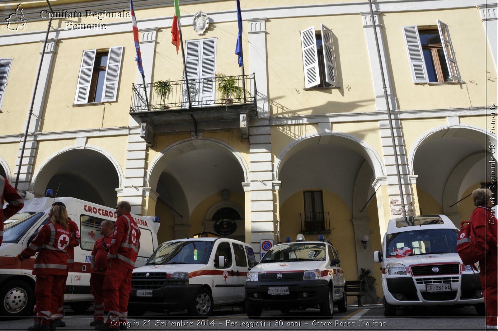 Caraglio 21 Settembre 2014 - Festeggiati i 30 anni - Croce Rossa Italiana- Comitato Regionale del Piemonte