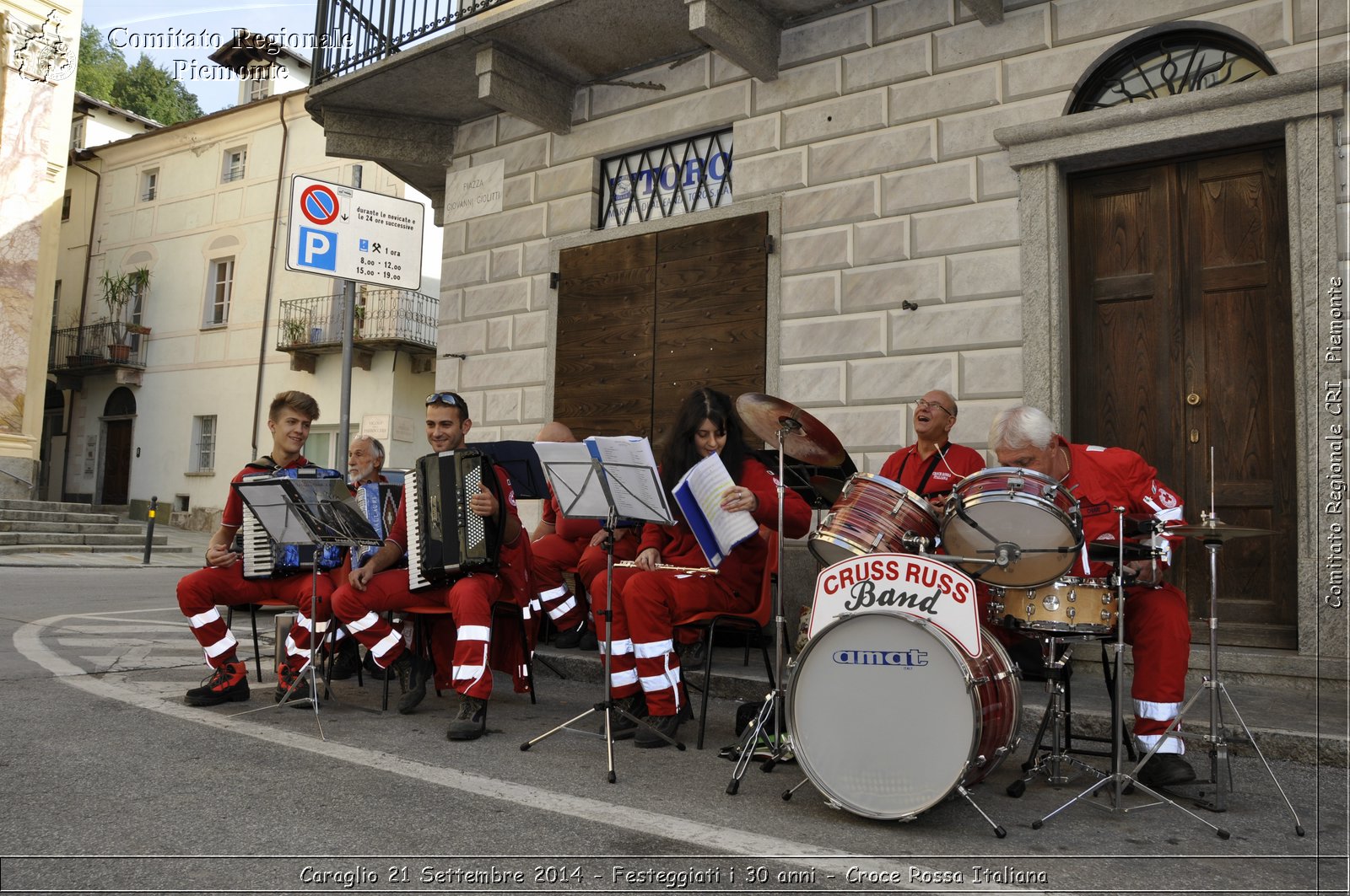 Caraglio 21 Settembre 2014 - Festeggiati i 30 anni - Croce Rossa Italiana- Comitato Regionale del Piemonte