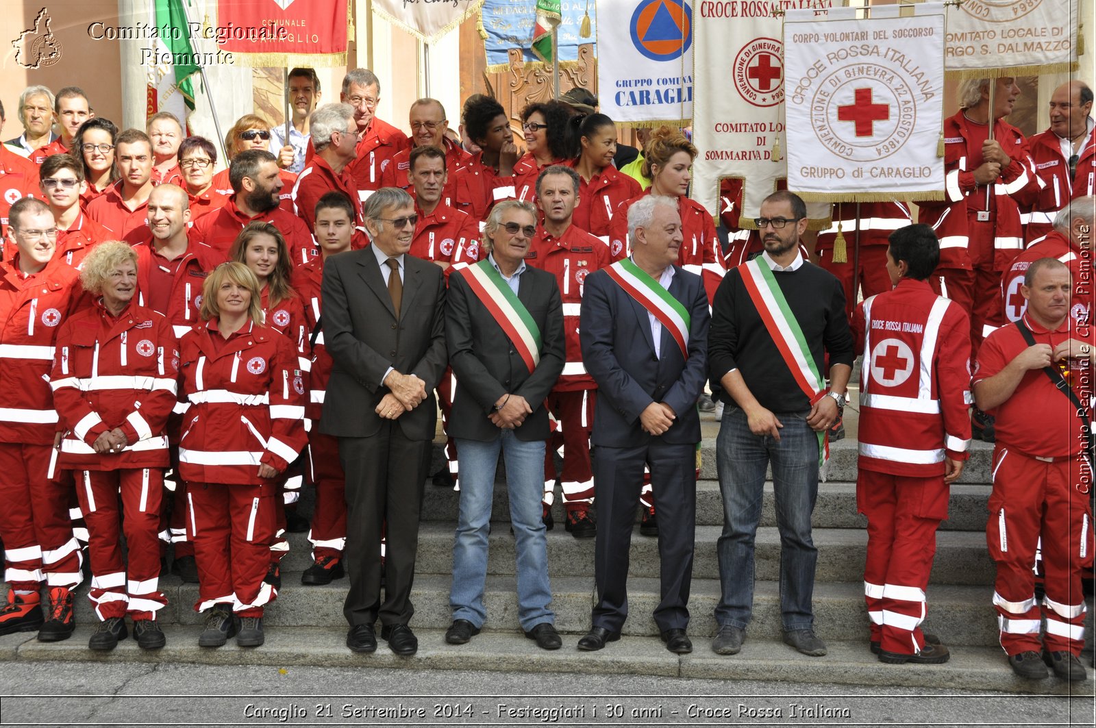 Caraglio 21 Settembre 2014 - Festeggiati i 30 anni - Croce Rossa Italiana- Comitato Regionale del Piemonte