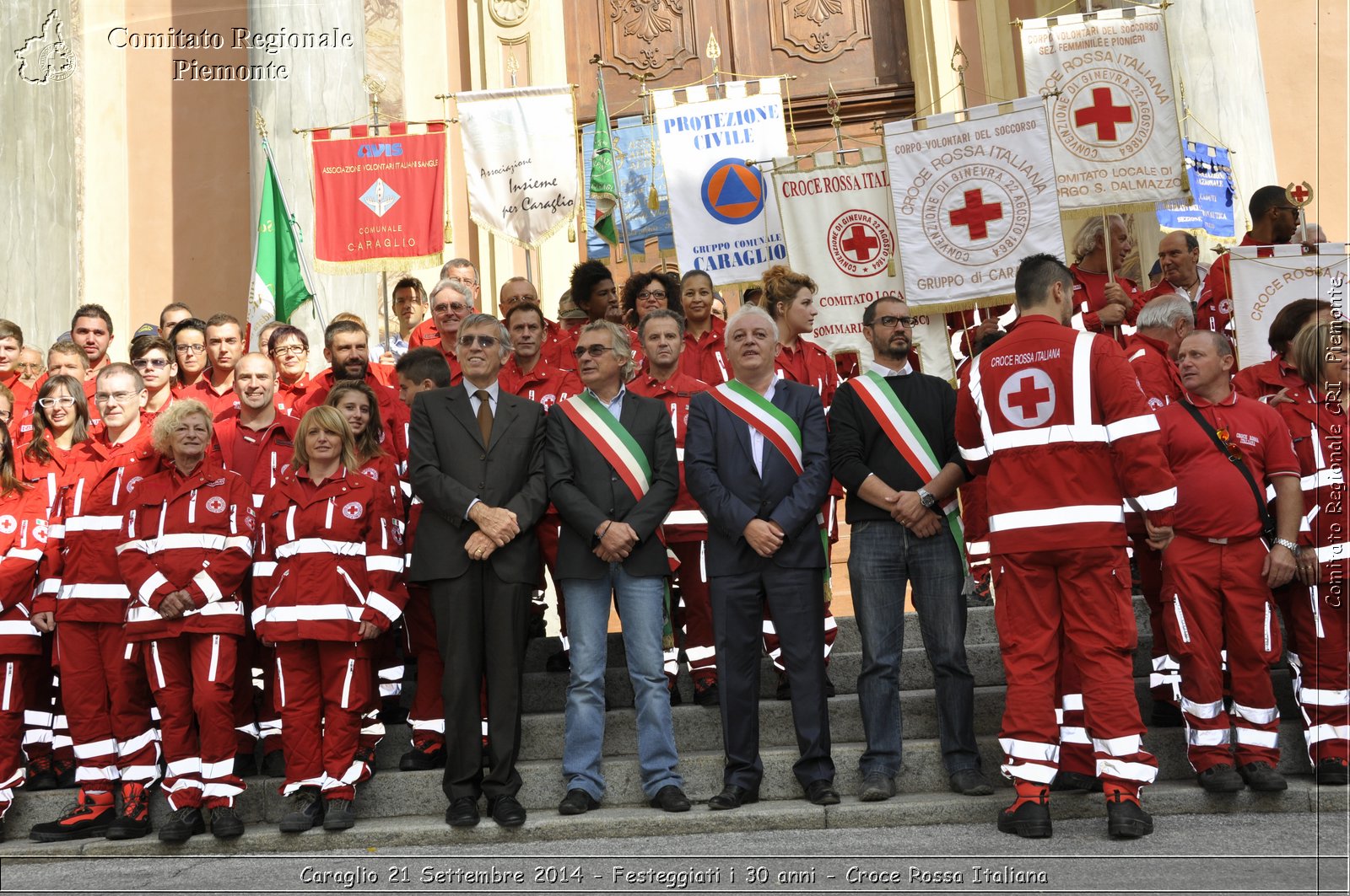 Caraglio 21 Settembre 2014 - Festeggiati i 30 anni - Croce Rossa Italiana- Comitato Regionale del Piemonte