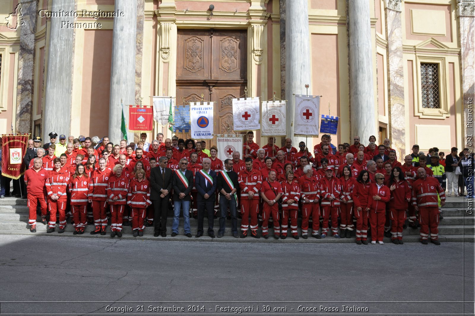 Caraglio 21 Settembre 2014 - Festeggiati i 30 anni - Croce Rossa Italiana- Comitato Regionale del Piemonte