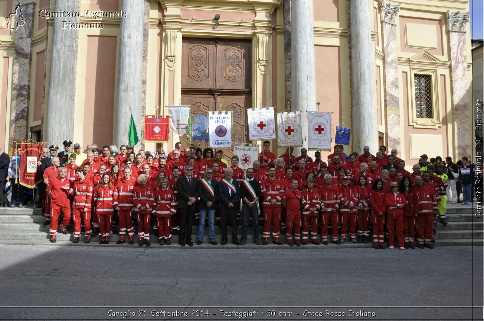 Caraglio 21 Settembre 2014 - Festeggiati i 30 anni - Croce Rossa Italiana- Comitato Regionale del Piemonte