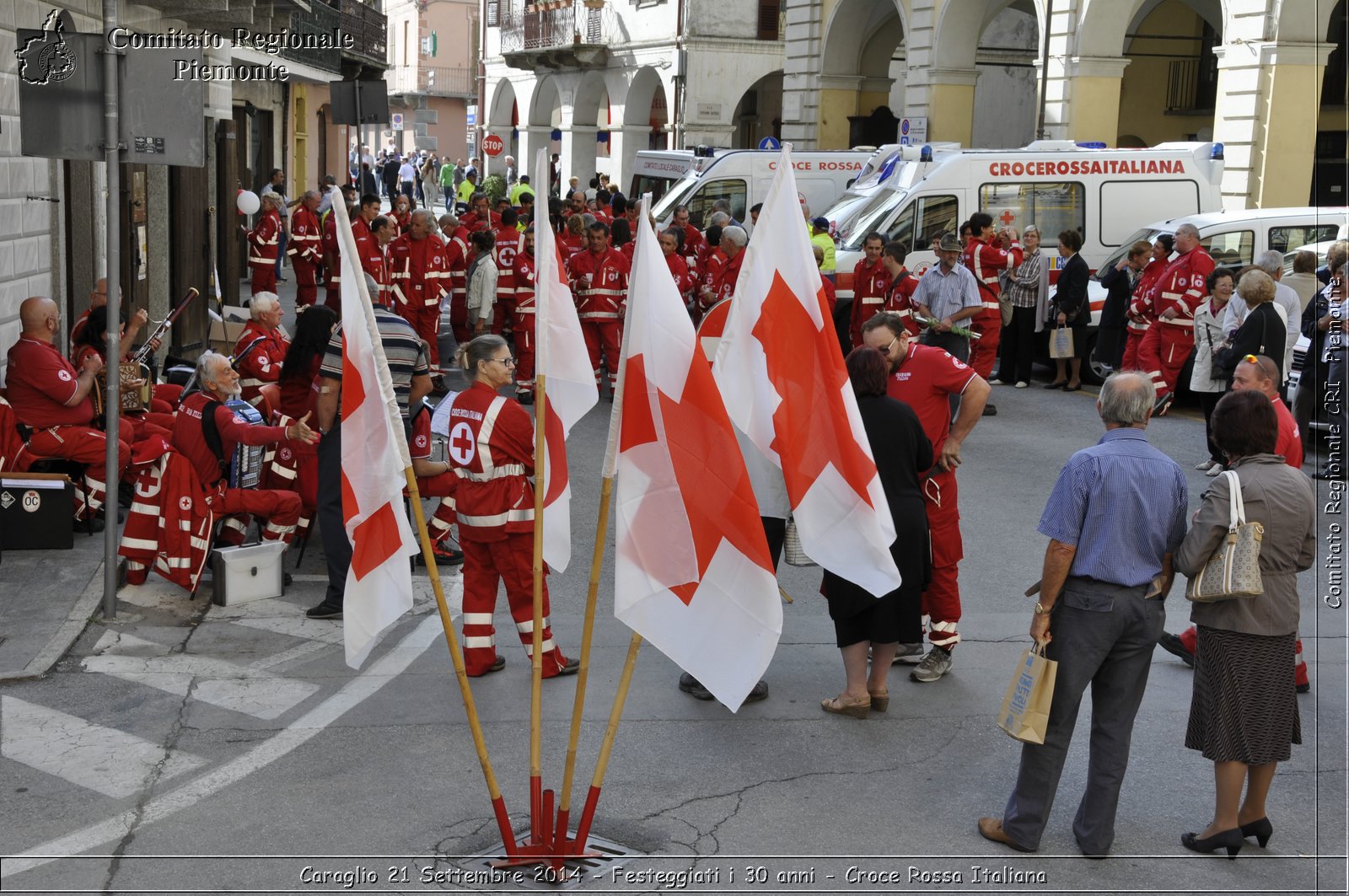 Caraglio 21 Settembre 2014 - Festeggiati i 30 anni - Croce Rossa Italiana- Comitato Regionale del Piemonte