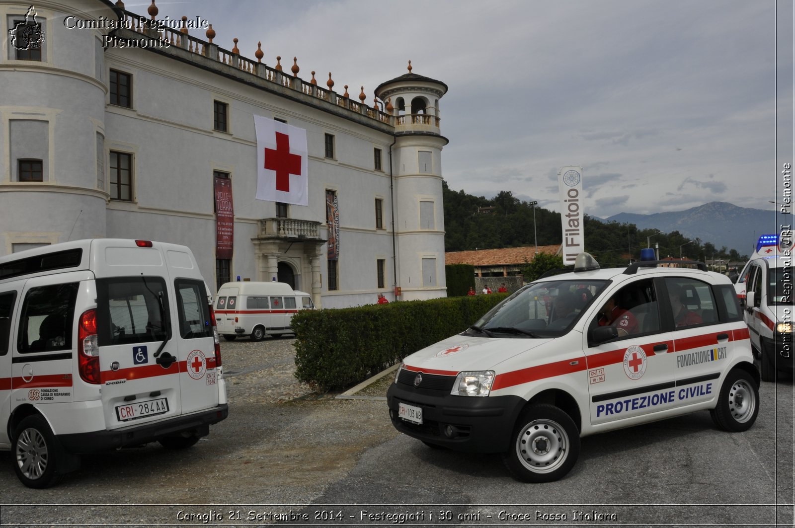 Caraglio 21 Settembre 2014 - Festeggiati i 30 anni - Croce Rossa Italiana- Comitato Regionale del Piemonte