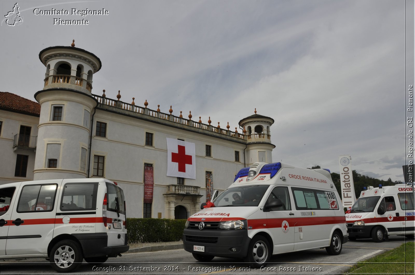 Caraglio 21 Settembre 2014 - Festeggiati i 30 anni - Croce Rossa Italiana- Comitato Regionale del Piemonte