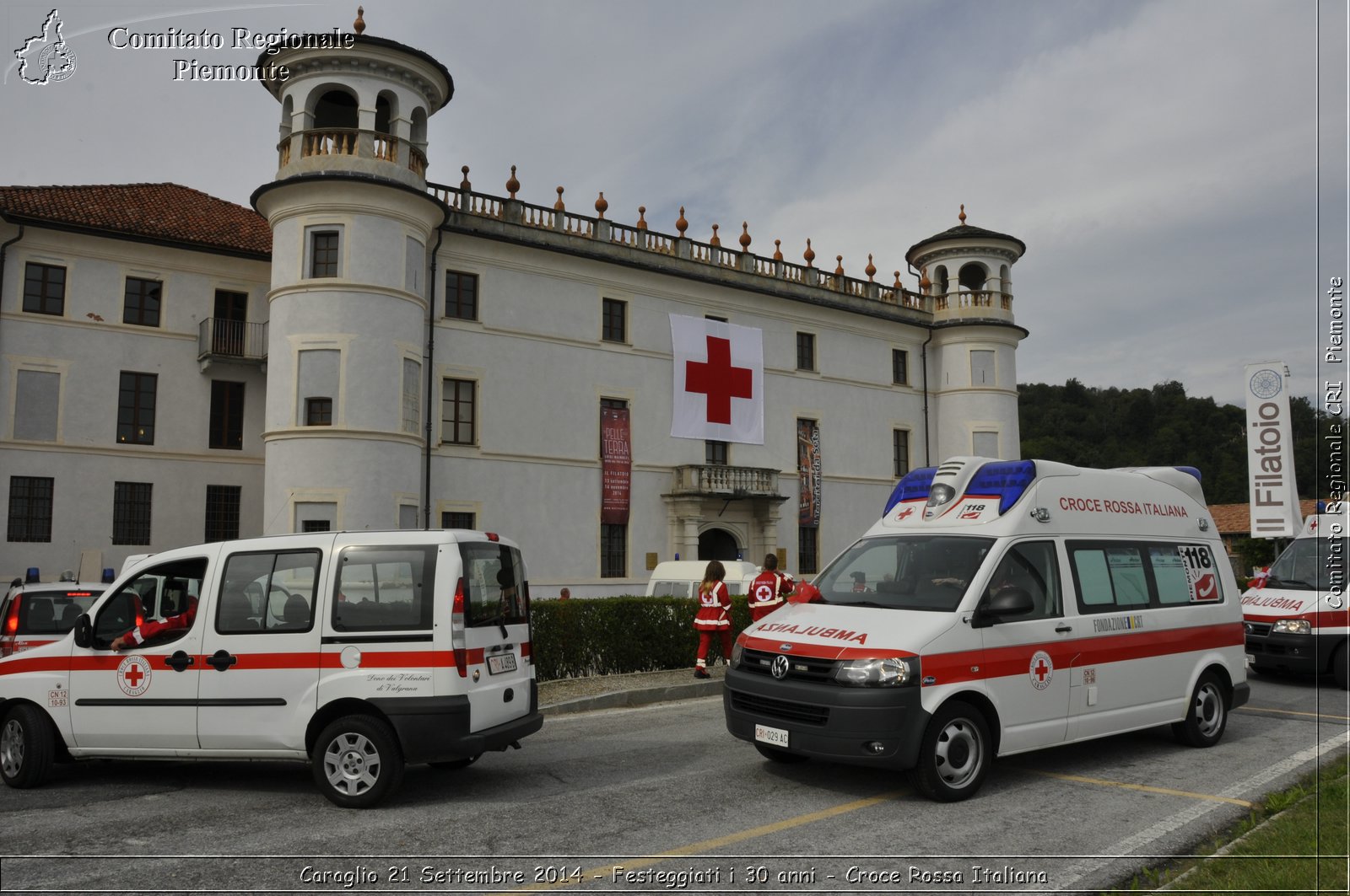 Caraglio 21 Settembre 2014 - Festeggiati i 30 anni - Croce Rossa Italiana- Comitato Regionale del Piemonte