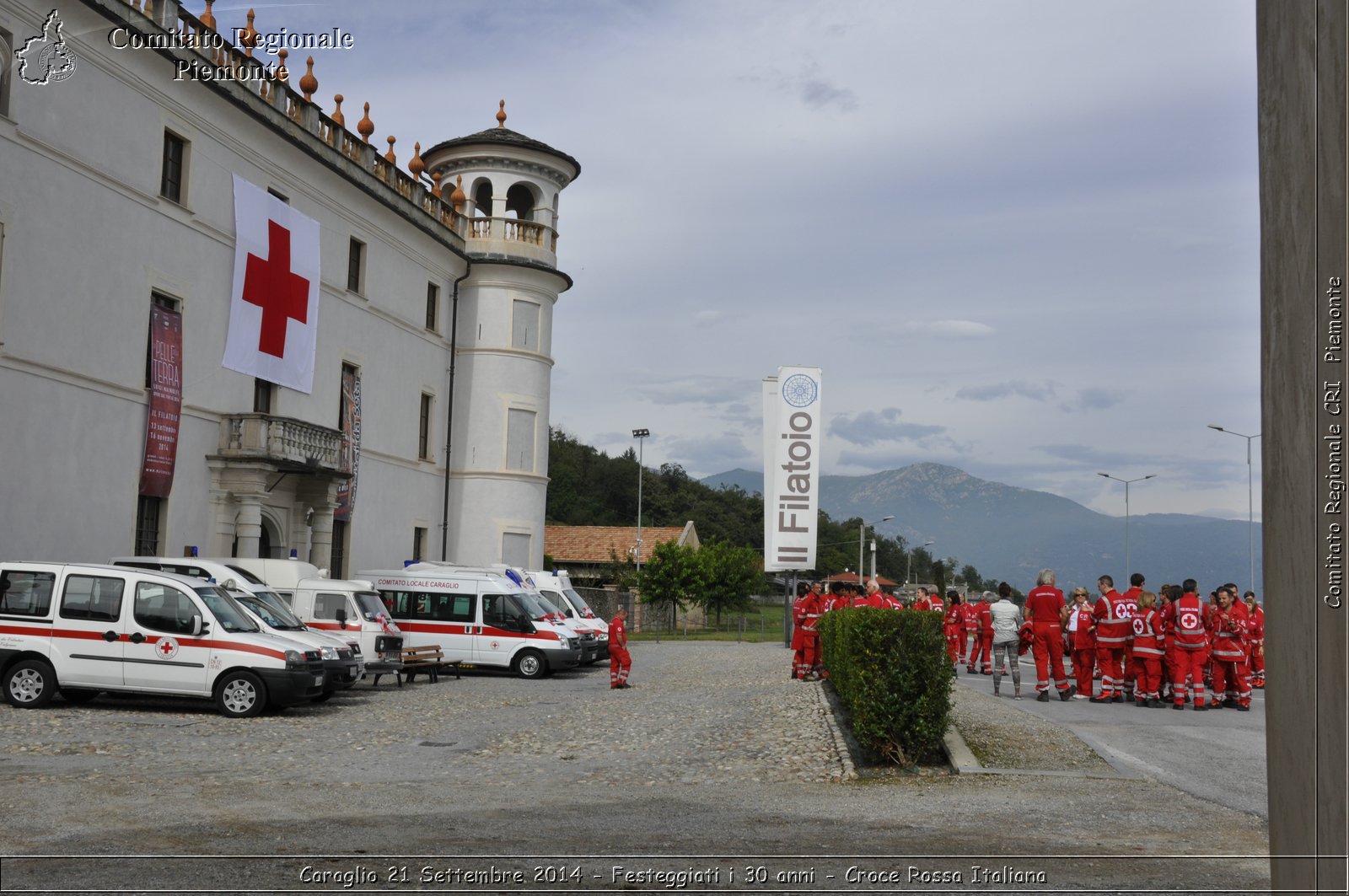 Caraglio 21 Settembre 2014 - Festeggiati i 30 anni - Croce Rossa Italiana- Comitato Regionale del Piemonte