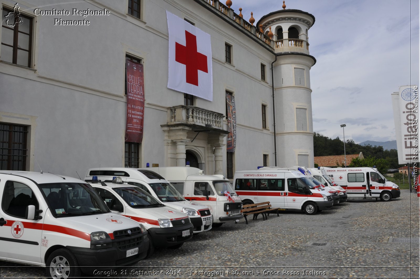 Caraglio 21 Settembre 2014 - Festeggiati i 30 anni - Croce Rossa Italiana- Comitato Regionale del Piemonte