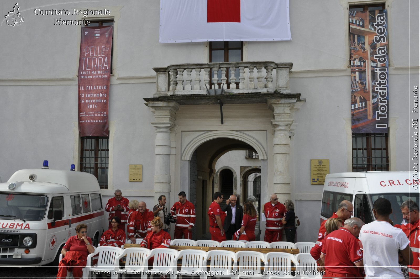 Caraglio 21 Settembre 2014 - Festeggiati i 30 anni - Croce Rossa Italiana- Comitato Regionale del Piemonte