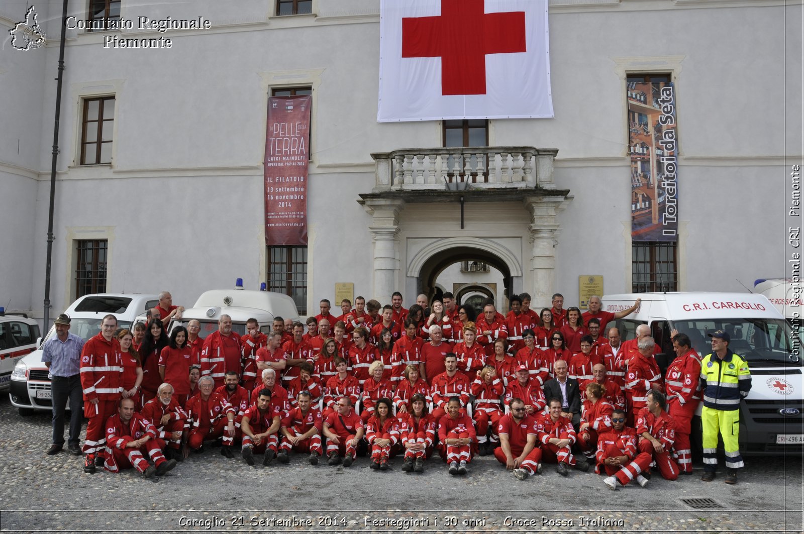 Caraglio 21 Settembre 2014 - Festeggiati i 30 anni - Croce Rossa Italiana- Comitato Regionale del Piemonte