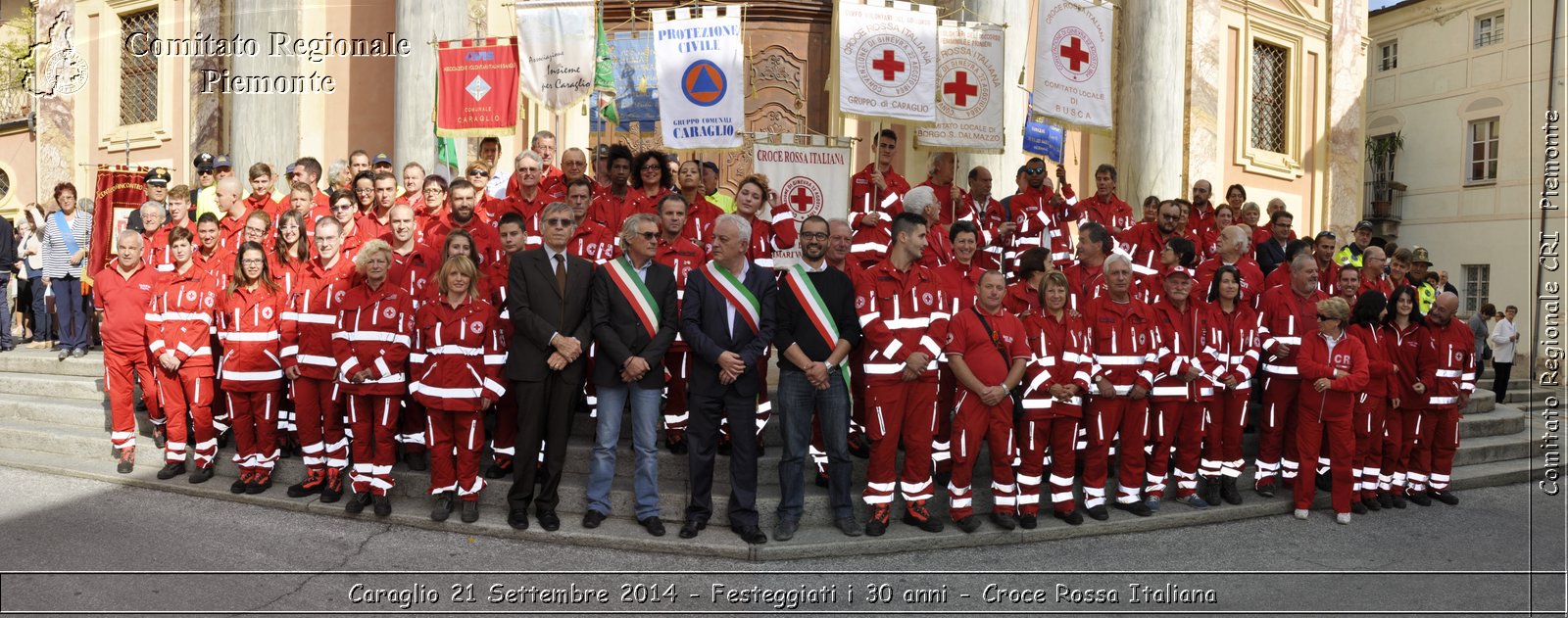 Caraglio 21 Settembre 2014 - Festeggiati i 30 anni - Croce Rossa Italiana- Comitato Regionale del Piemonte