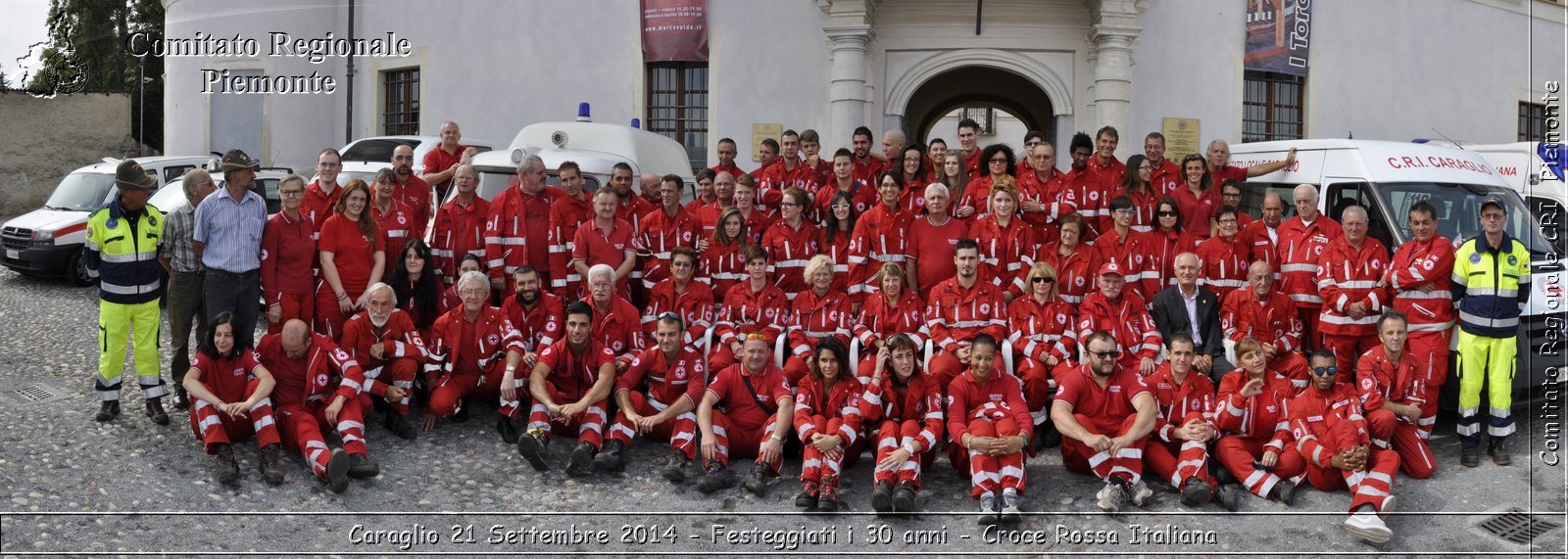 Caraglio 21 Settembre 2014 - Festeggiati i 30 anni - Croce Rossa Italiana- Comitato Regionale del Piemonte