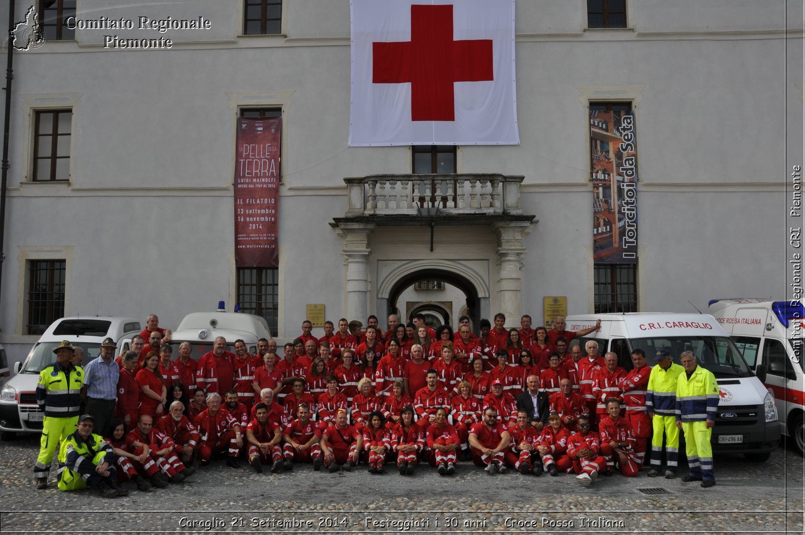 Caraglio 21 Settembre 2014 - Festeggiati i 30 anni - Croce Rossa Italiana- Comitato Regionale del Piemonte