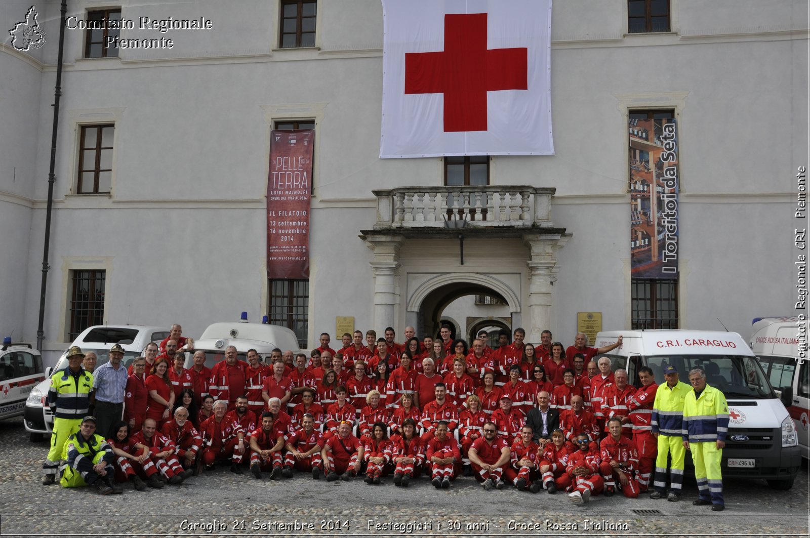 Caraglio 21 Settembre 2014 - Festeggiati i 30 anni - Croce Rossa Italiana- Comitato Regionale del Piemonte