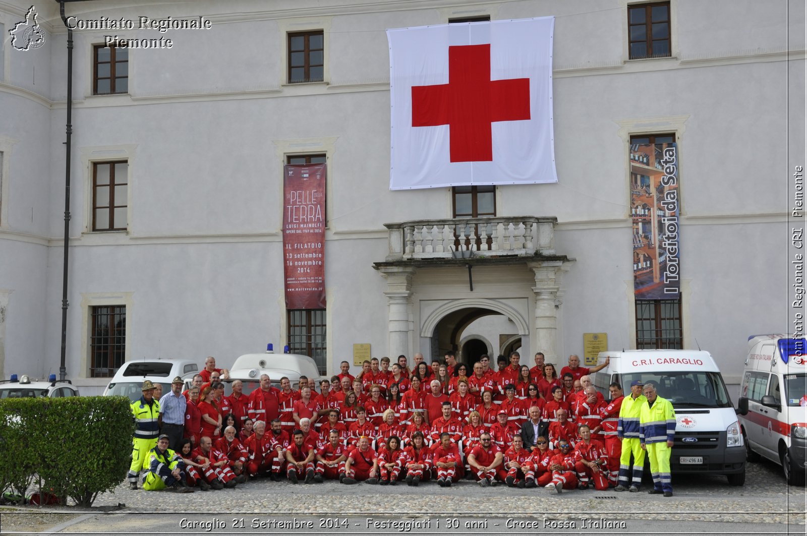 Caraglio 21 Settembre 2014 - Festeggiati i 30 anni - Croce Rossa Italiana- Comitato Regionale del Piemonte