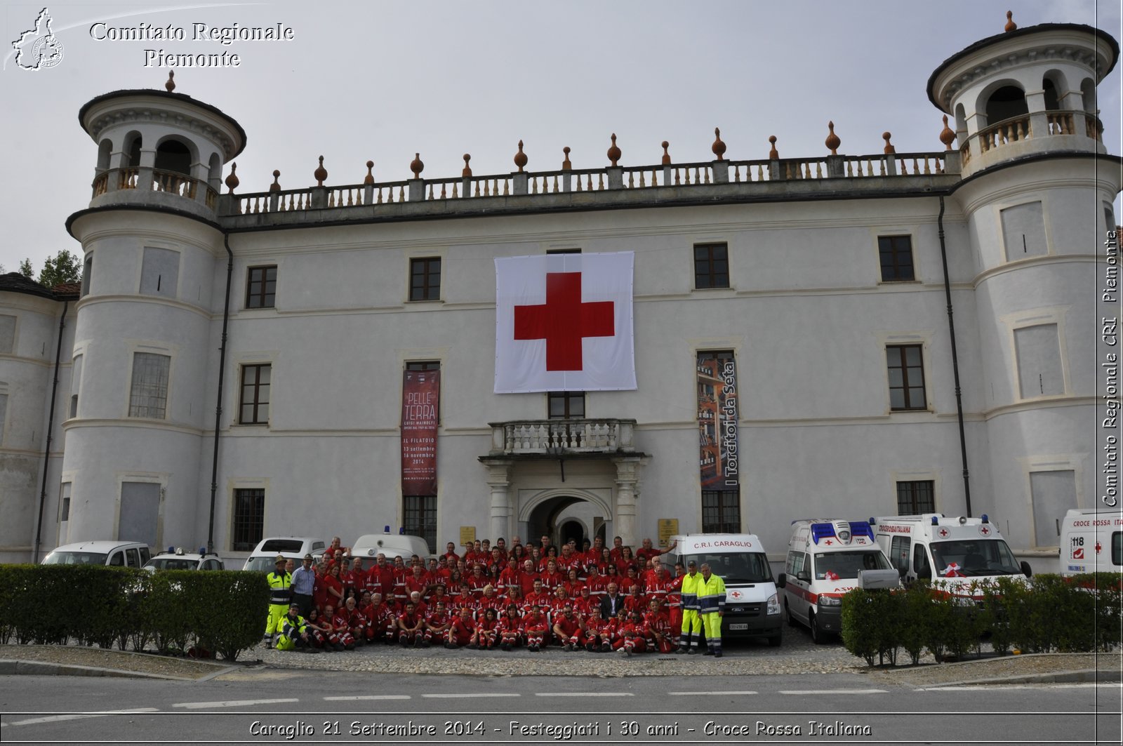 Caraglio 21 Settembre 2014 - Festeggiati i 30 anni - Croce Rossa Italiana- Comitato Regionale del Piemonte