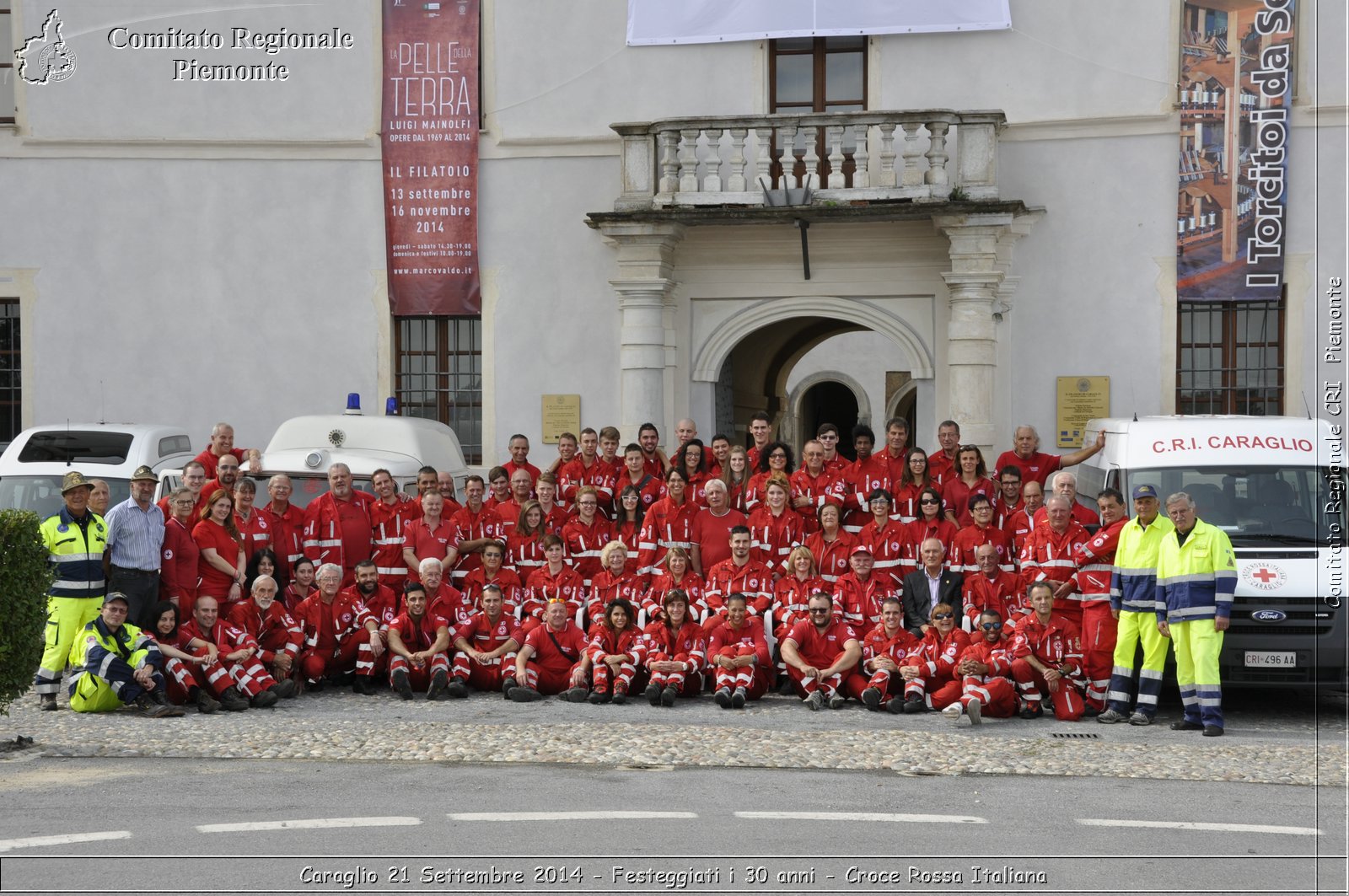 Caraglio 21 Settembre 2014 - Festeggiati i 30 anni - Croce Rossa Italiana- Comitato Regionale del Piemonte