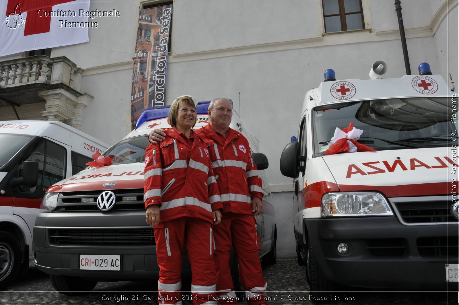 Caraglio 21 Settembre 2014 - Festeggiati i 30 anni - Croce Rossa Italiana- Comitato Regionale del Piemonte