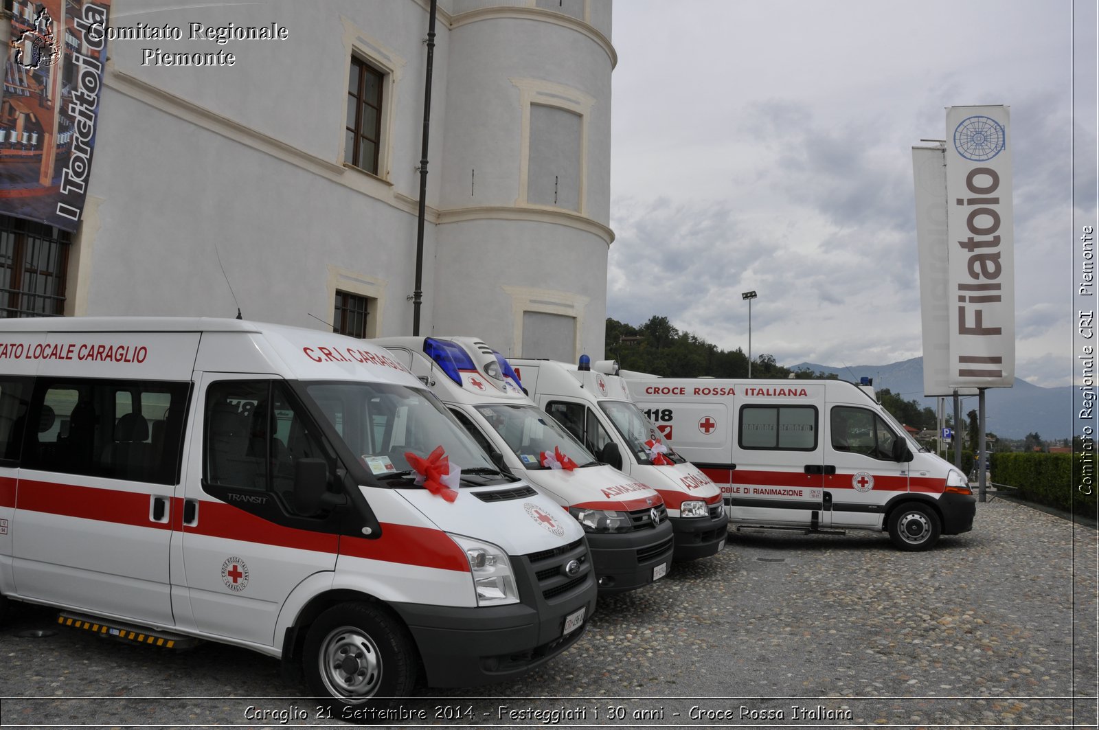 Caraglio 21 Settembre 2014 - Festeggiati i 30 anni - Croce Rossa Italiana- Comitato Regionale del Piemonte