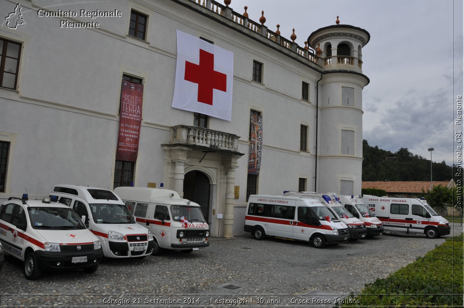 Caraglio 21 Settembre 2014 - Festeggiati i 30 anni - Croce Rossa Italiana- Comitato Regionale del Piemonte