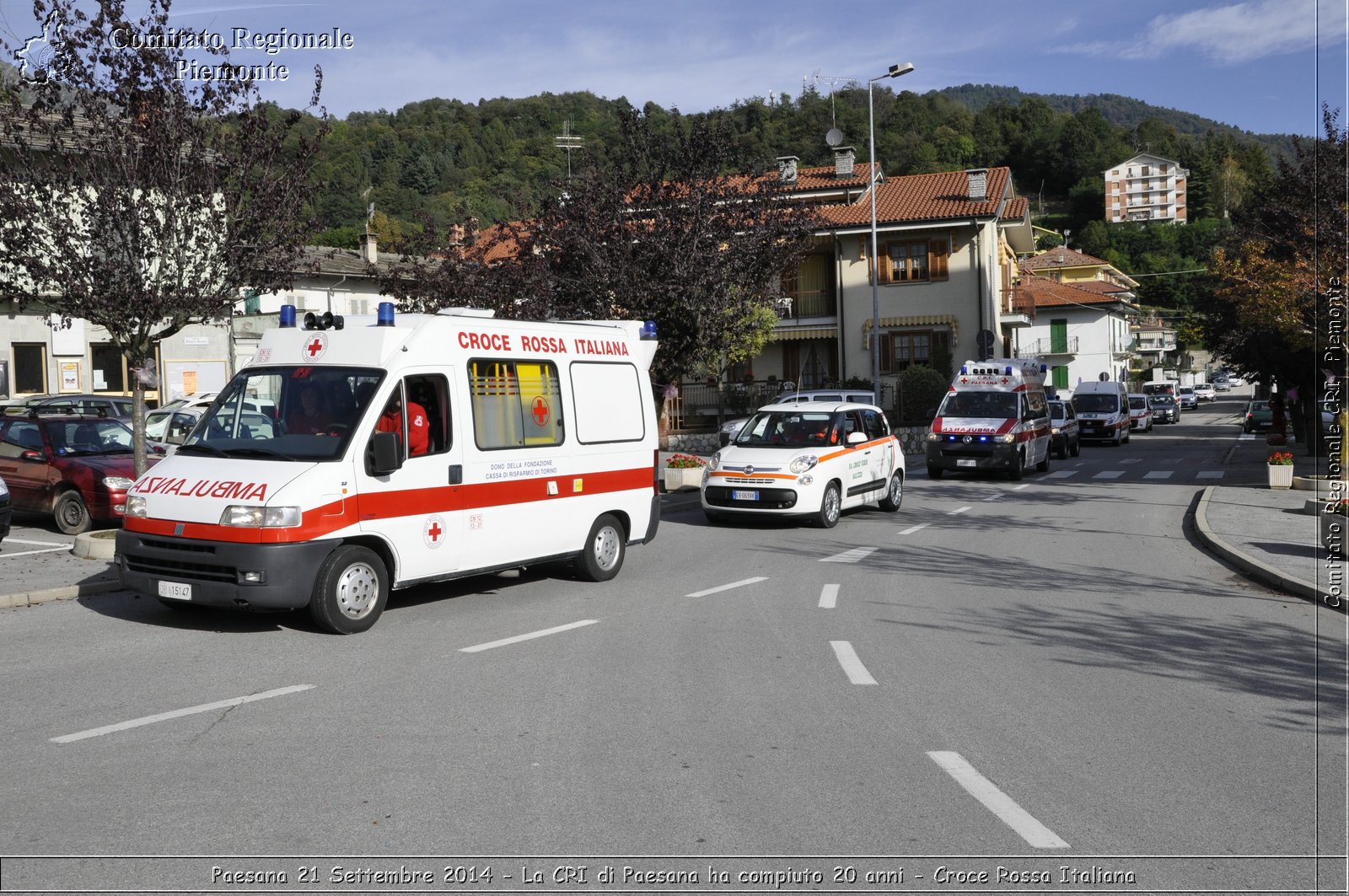 Paesana 21 Settembre 2014 - La CRI di Paesana ha compiuto 20 anni - Croce Rossa Italiana- Comitato Regionale del Piemonte