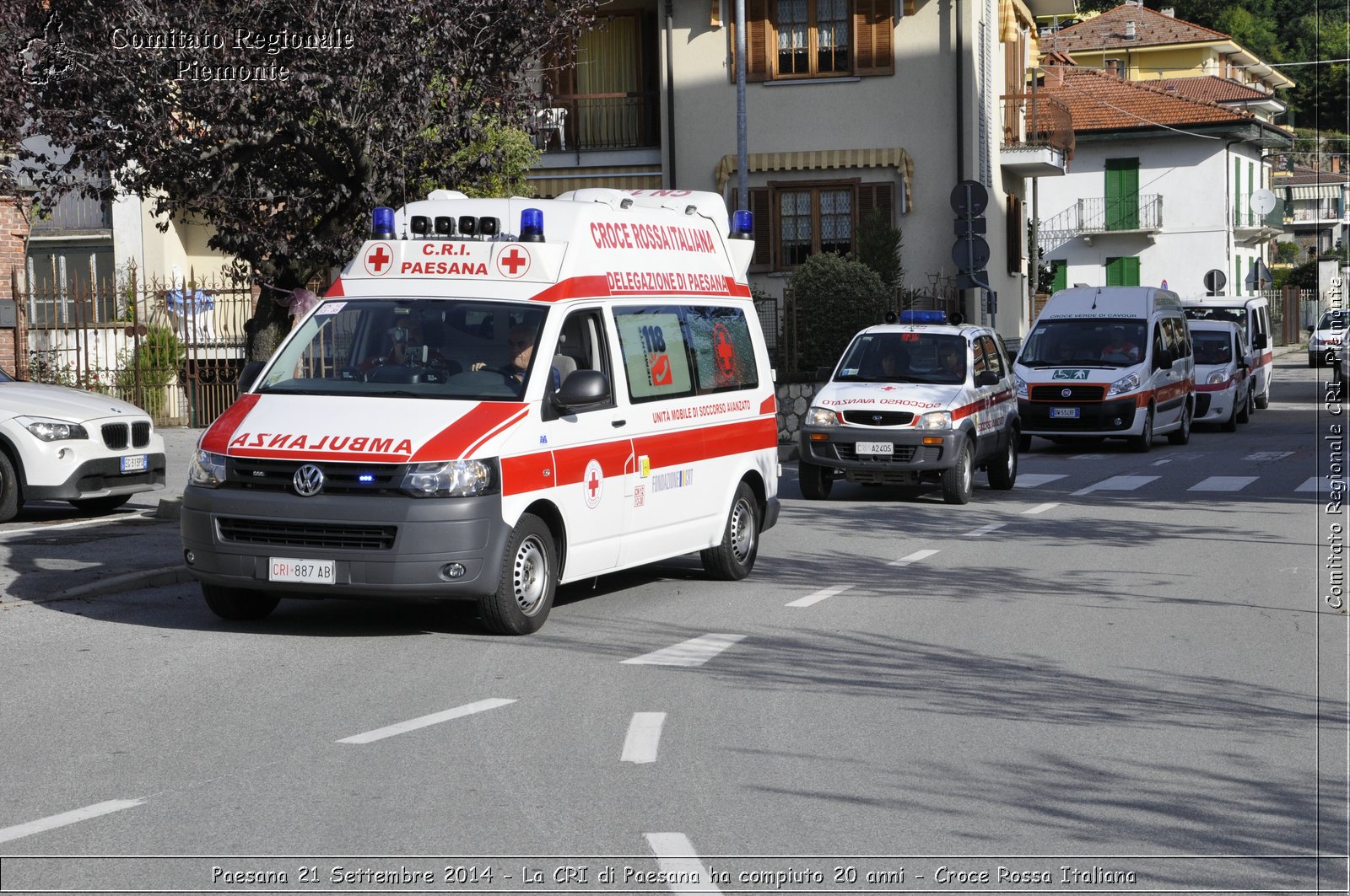 Paesana 21 Settembre 2014 - La CRI di Paesana ha compiuto 20 anni - Croce Rossa Italiana- Comitato Regionale del Piemonte