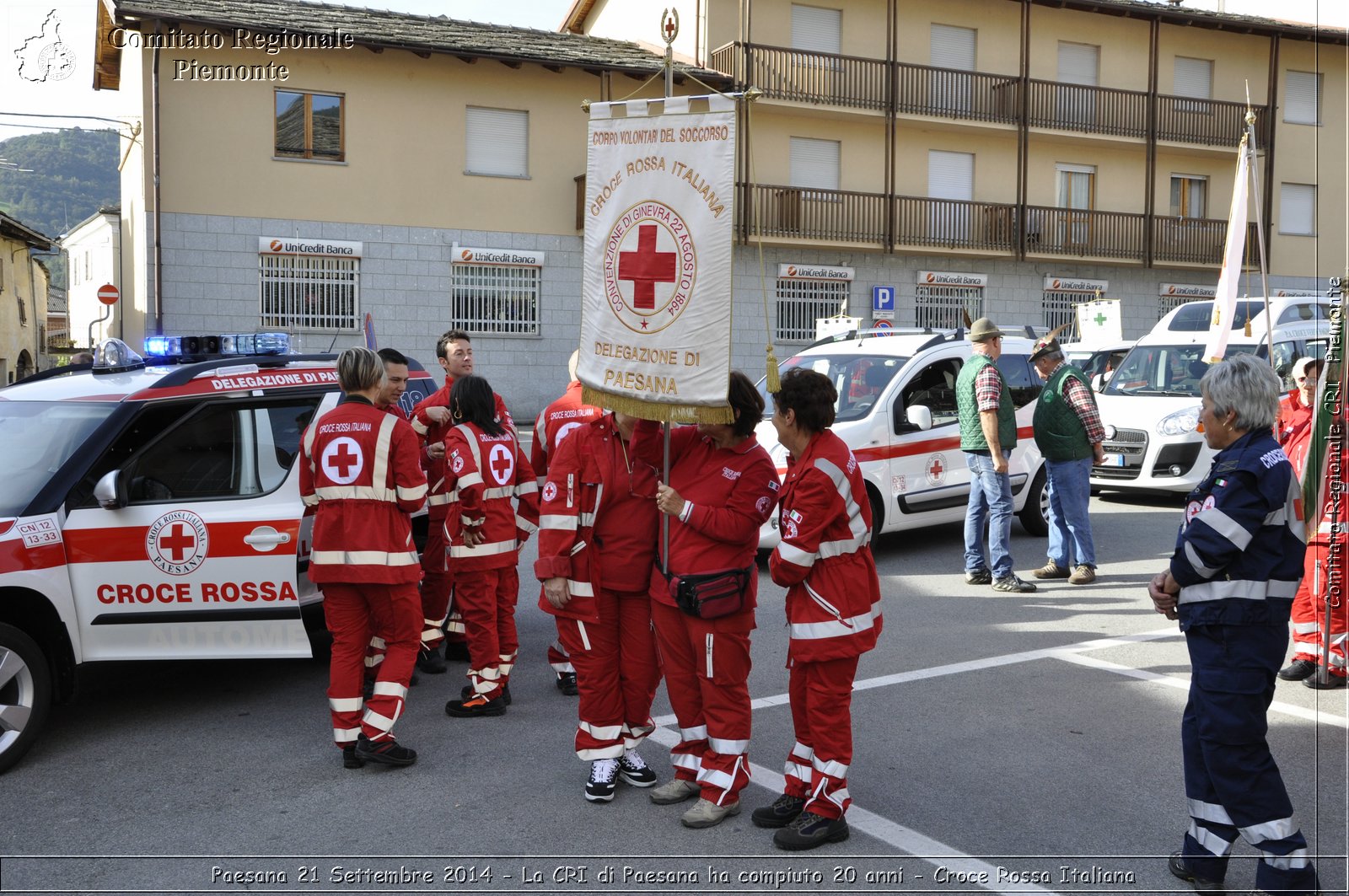 Paesana 21 Settembre 2014 - La CRI di Paesana ha compiuto 20 anni - Croce Rossa Italiana- Comitato Regionale del Piemonte