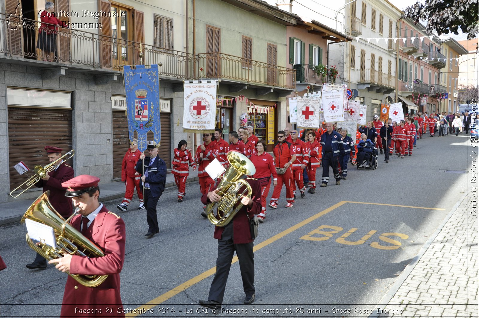 Paesana 21 Settembre 2014 - La CRI di Paesana ha compiuto 20 anni - Croce Rossa Italiana- Comitato Regionale del Piemonte