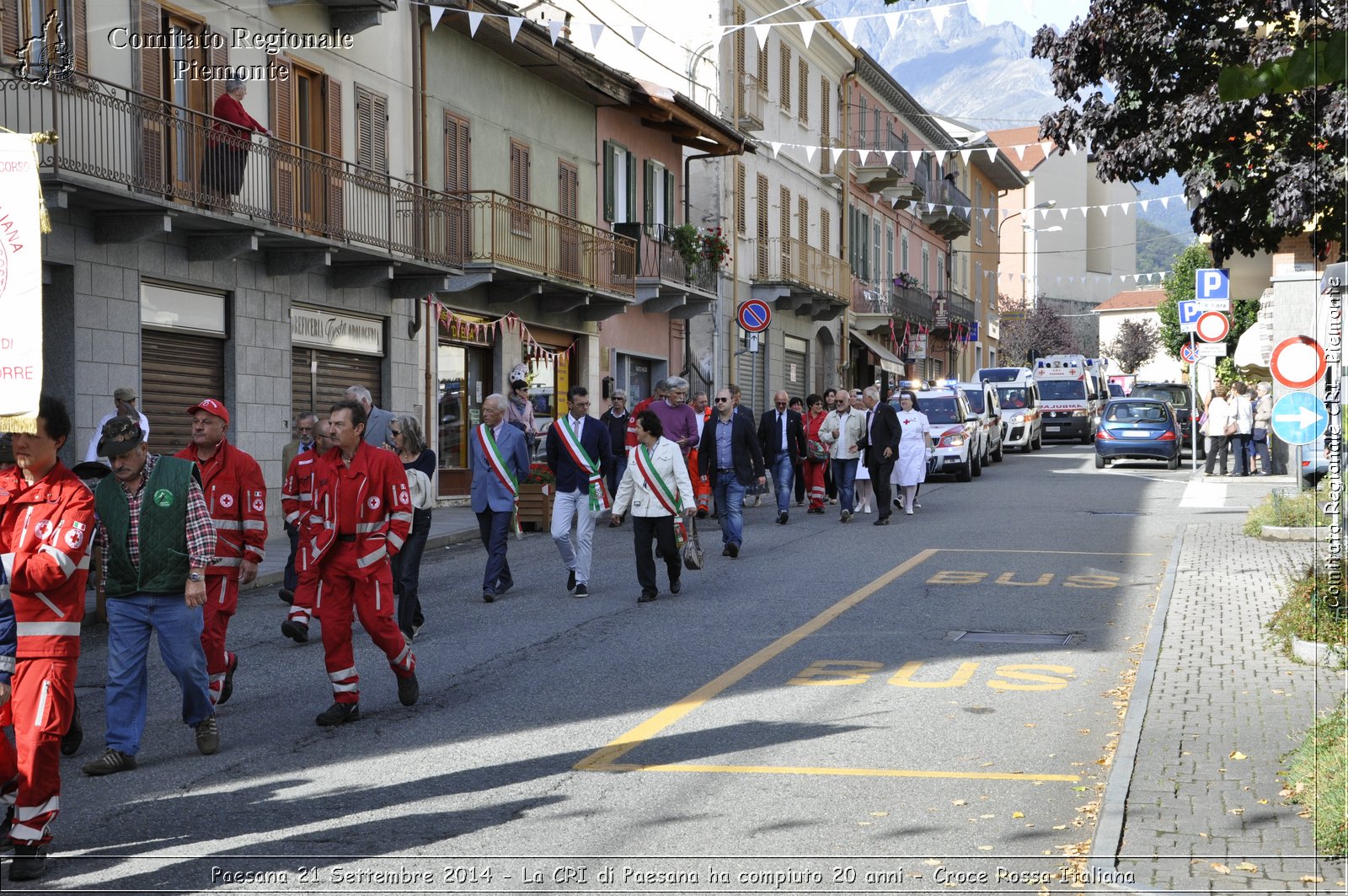 Paesana 21 Settembre 2014 - La CRI di Paesana ha compiuto 20 anni - Croce Rossa Italiana- Comitato Regionale del Piemonte