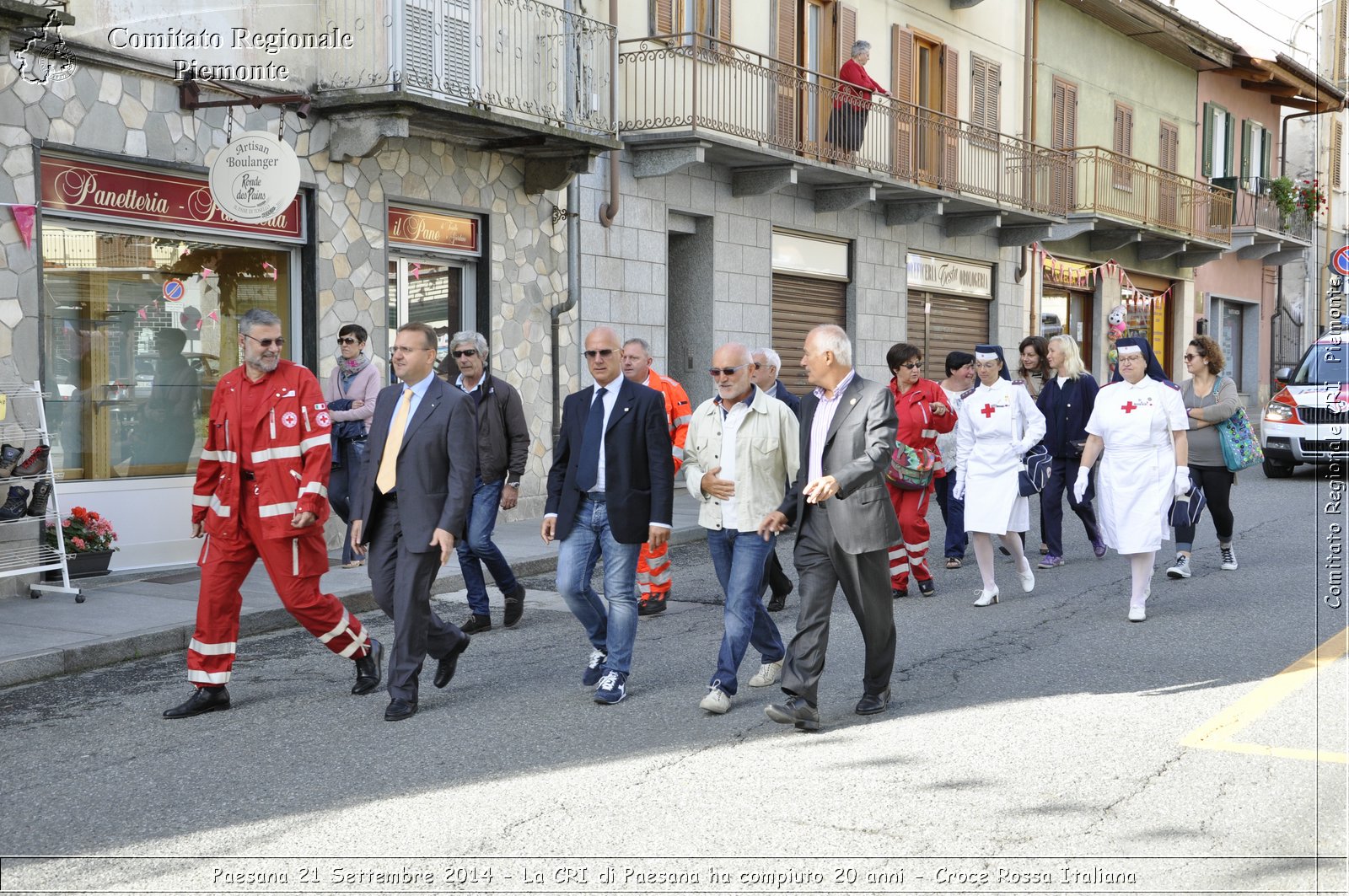 Paesana 21 Settembre 2014 - La CRI di Paesana ha compiuto 20 anni - Croce Rossa Italiana- Comitato Regionale del Piemonte