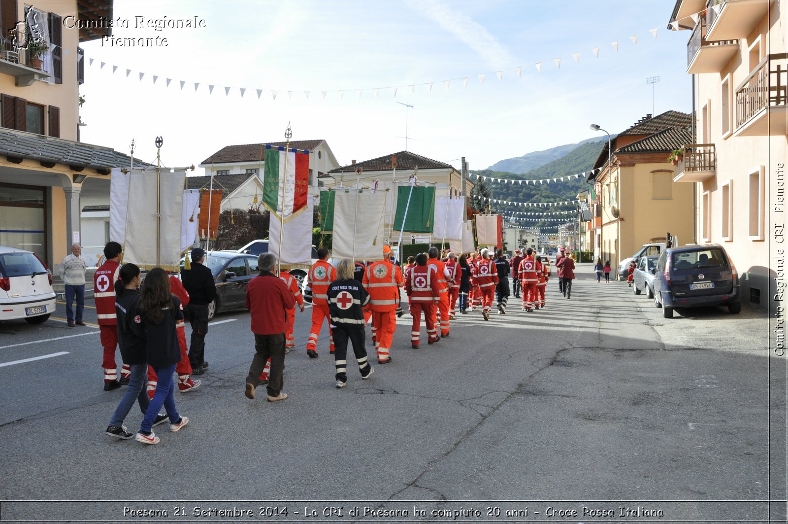 Paesana 21 Settembre 2014 - La CRI di Paesana ha compiuto 20 anni - Croce Rossa Italiana- Comitato Regionale del Piemonte