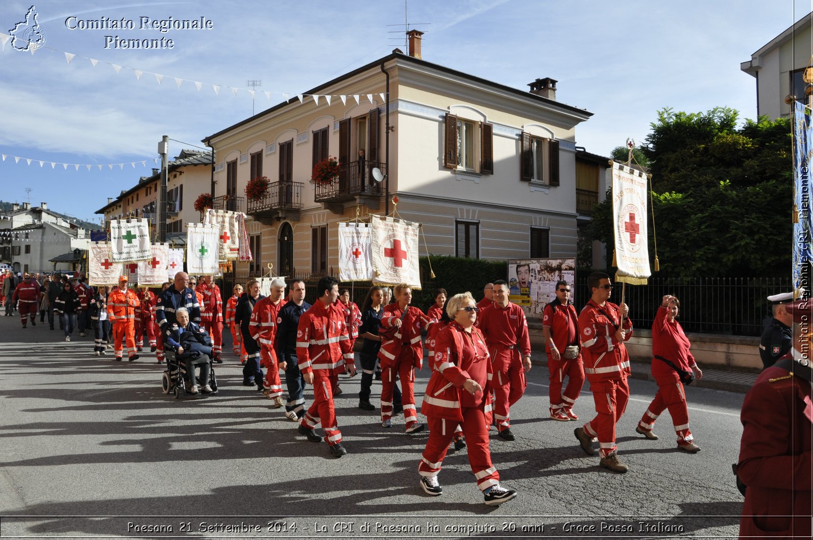 Paesana 21 Settembre 2014 - La CRI di Paesana ha compiuto 20 anni - Croce Rossa Italiana- Comitato Regionale del Piemonte