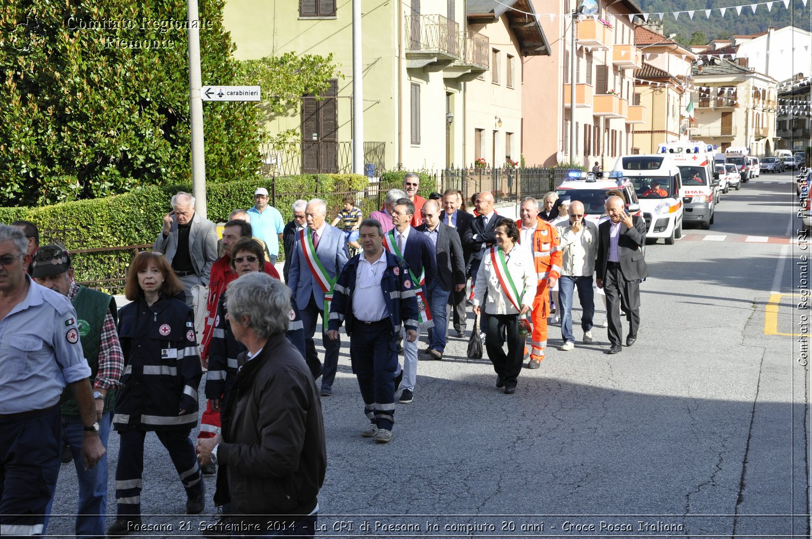 Paesana 21 Settembre 2014 - La CRI di Paesana ha compiuto 20 anni - Croce Rossa Italiana- Comitato Regionale del Piemonte