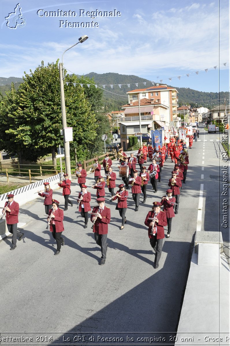 Paesana 21 Settembre 2014 - La CRI di Paesana ha compiuto 20 anni - Croce Rossa Italiana- Comitato Regionale del Piemonte