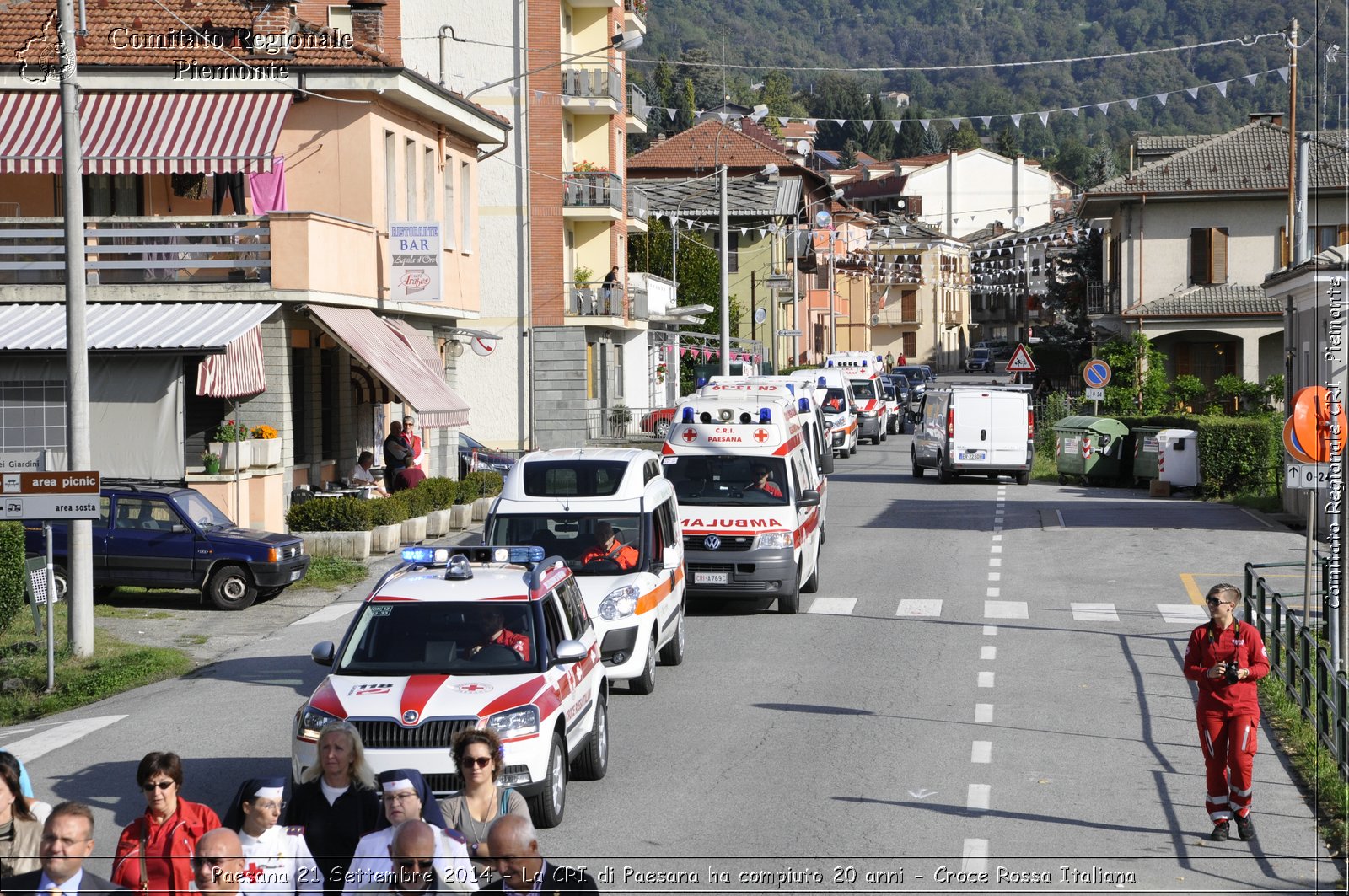 Paesana 21 Settembre 2014 - La CRI di Paesana ha compiuto 20 anni - Croce Rossa Italiana- Comitato Regionale del Piemonte