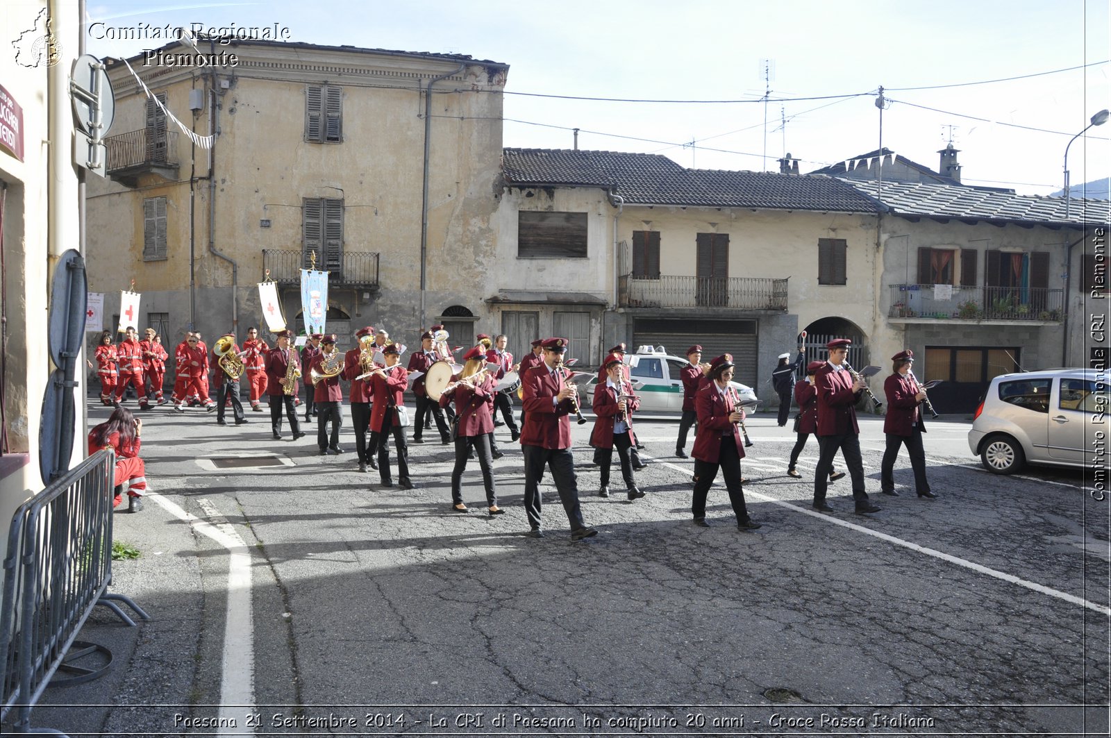 Paesana 21 Settembre 2014 - La CRI di Paesana ha compiuto 20 anni - Croce Rossa Italiana- Comitato Regionale del Piemonte