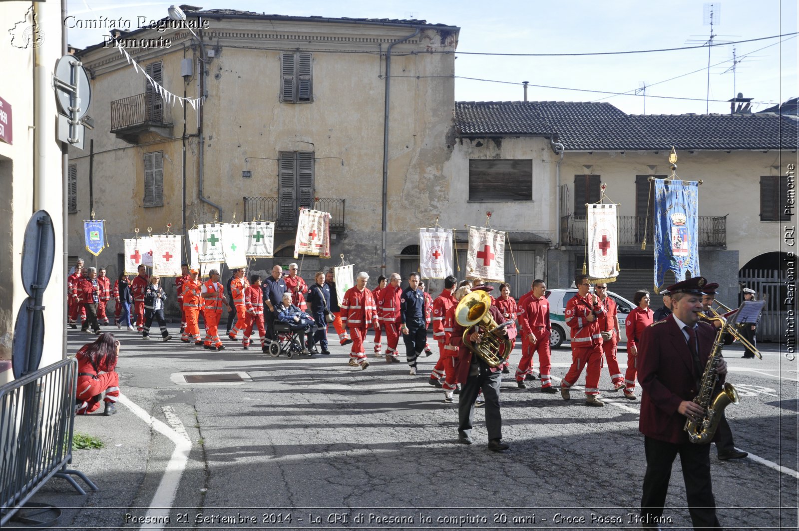 Paesana 21 Settembre 2014 - La CRI di Paesana ha compiuto 20 anni - Croce Rossa Italiana- Comitato Regionale del Piemonte