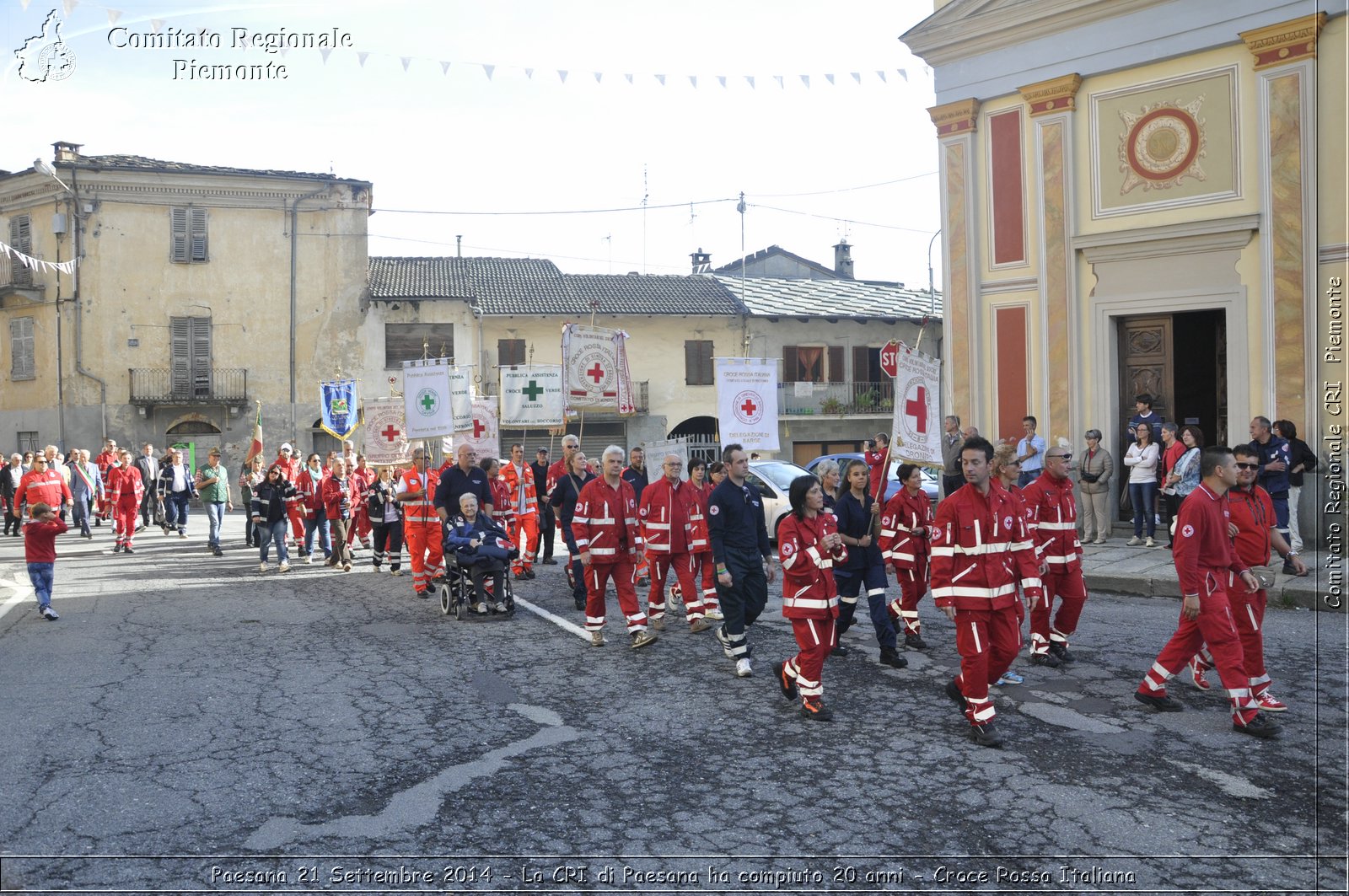 Paesana 21 Settembre 2014 - La CRI di Paesana ha compiuto 20 anni - Croce Rossa Italiana- Comitato Regionale del Piemonte